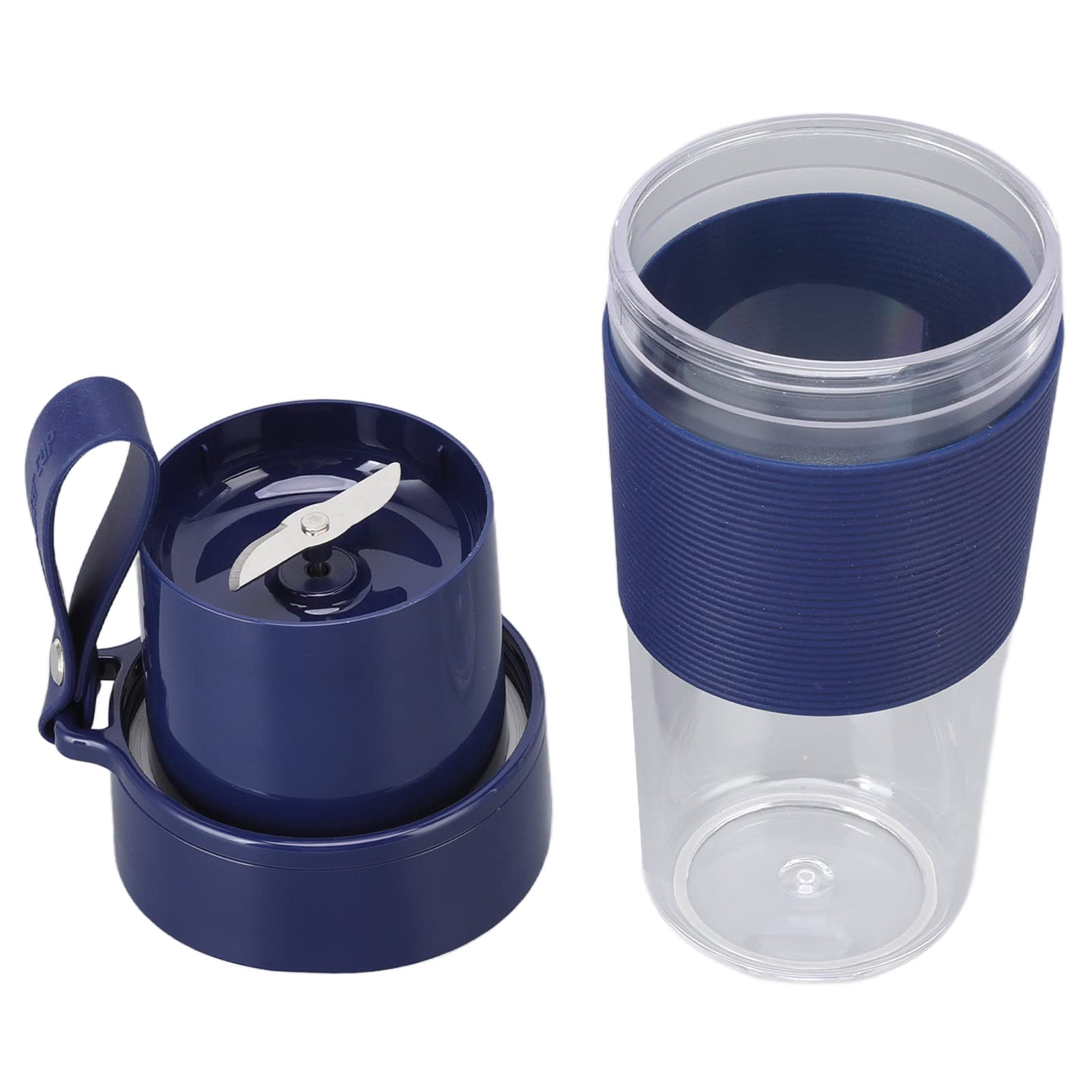 Portable Mini Blender with USB Charging - 300W Personal Smoothie Maker with Stainless Steel Blades & Food-Grade Material - Perfect for Kitchen, Travel, Camping & Office Snacks