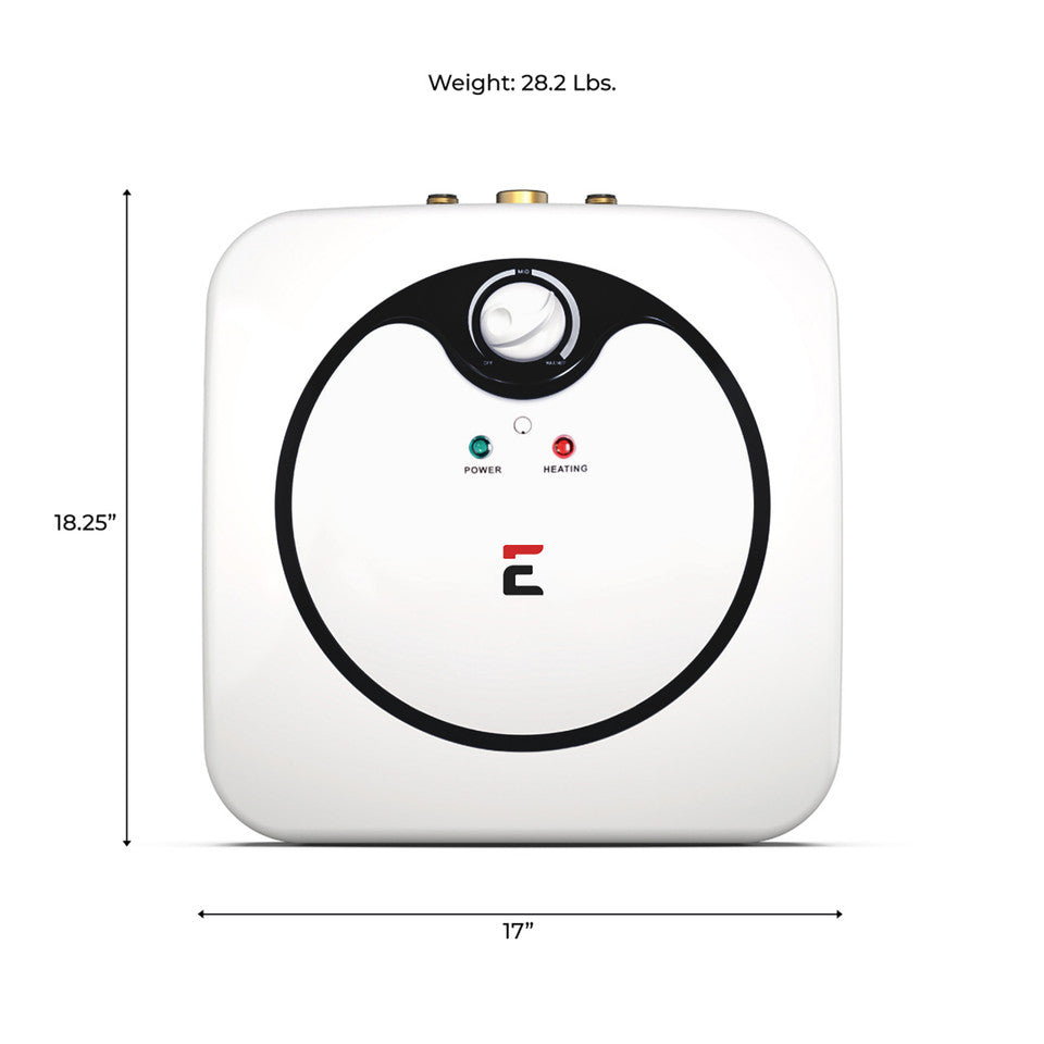 Eccotemp EM 7.0 Electric Mini Tank Water Heater for Under Sink - Instant Hot Water for Bathroom, Kitchen & RV Use