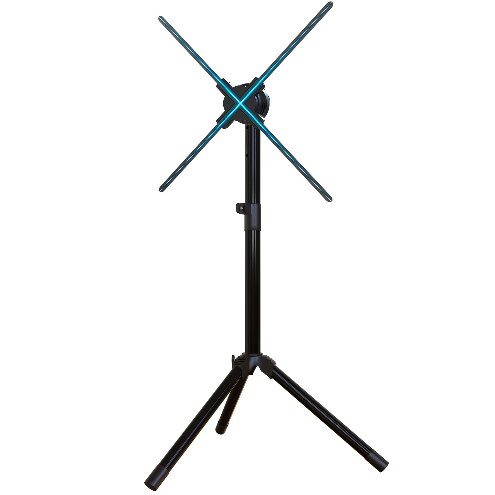 3D Holographic Fan Stand with Multi-Function Base - Adjustable Tripod for 15.5-39.4 Inch Hologram Fans | Foldable Design for Home, Office & Retail Displays