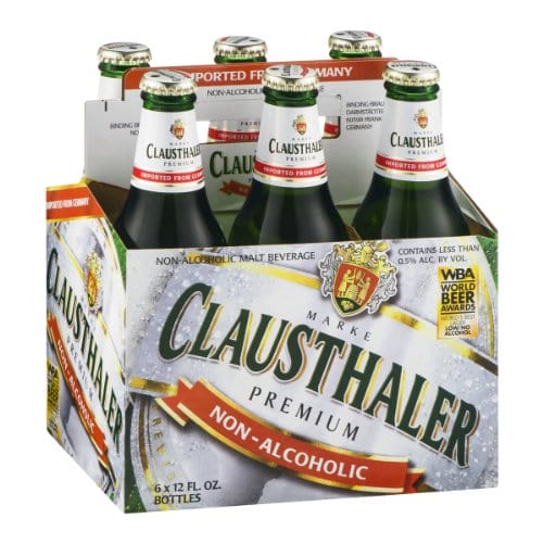 Clausthaler Non-Alcoholic Malt Beverage - 12 Oz Bottles (Pack of 6) | Premium Alcohol-Free Beer Alternative for Parties, BBQs & Healthy Lifestyle