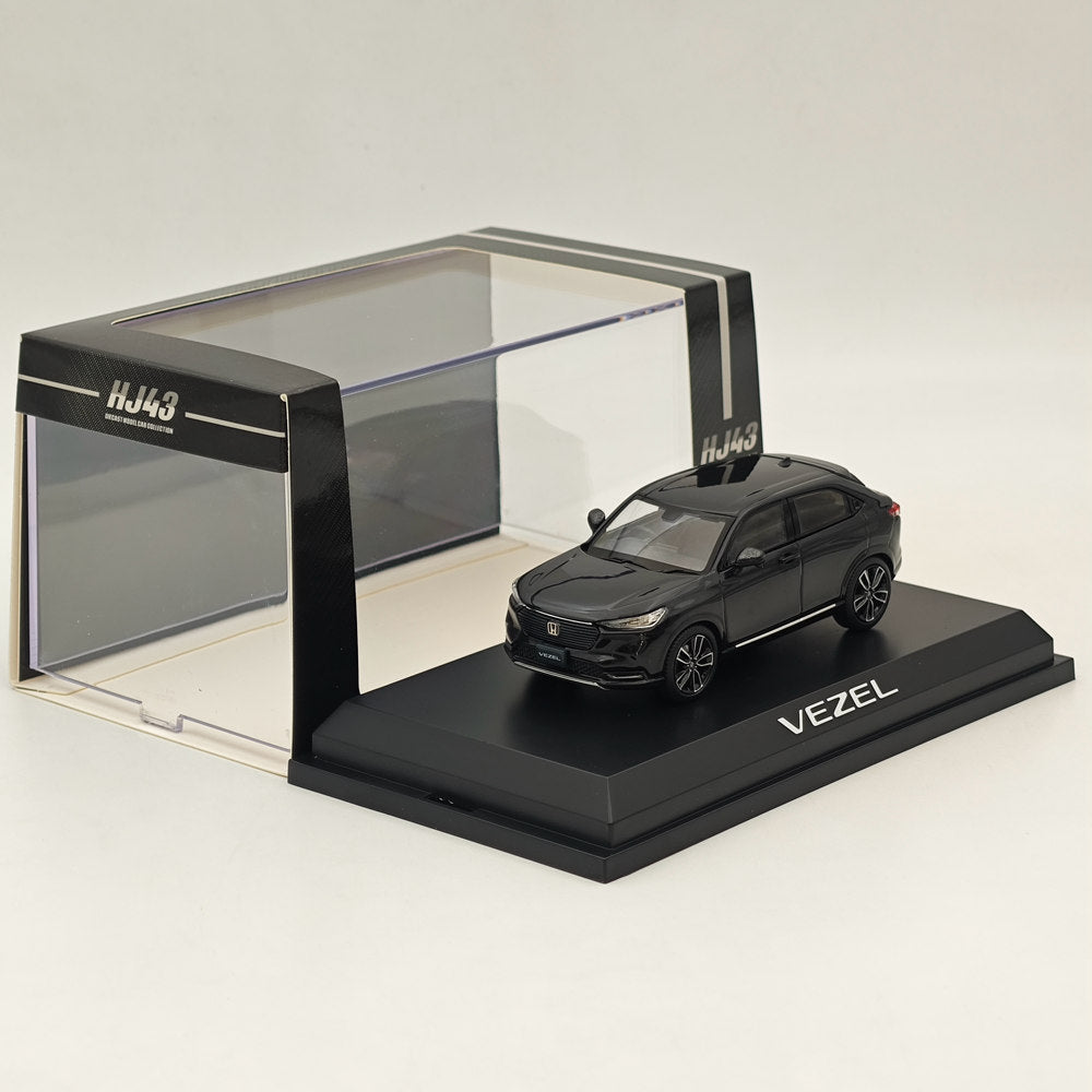 1/43 Scale Honda VEZEL e:HEV Z Crystal Black Diecast Model Car - Limited Edition Collectible for Car Enthusiasts & Display - Perfect for Home/Office Decoration & Model Car Collections