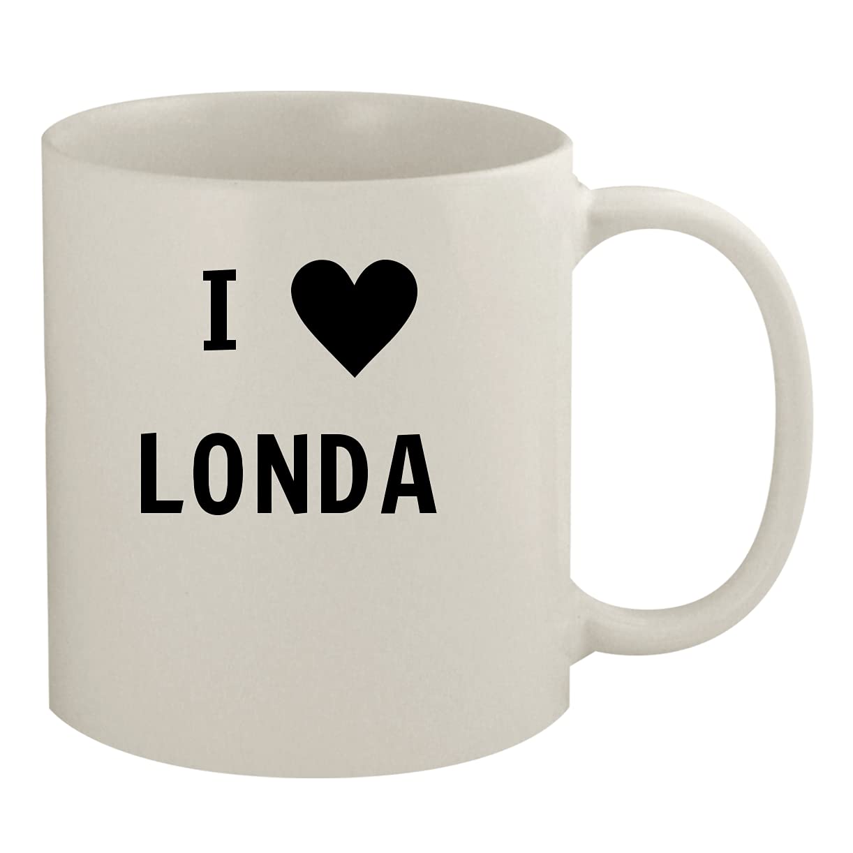 I Heart Love Londa - 11oz White Ceramic Coffee Mug for Home, Office & Gifts | Perfect for Tea, Hot Chocolate & Morning Brews