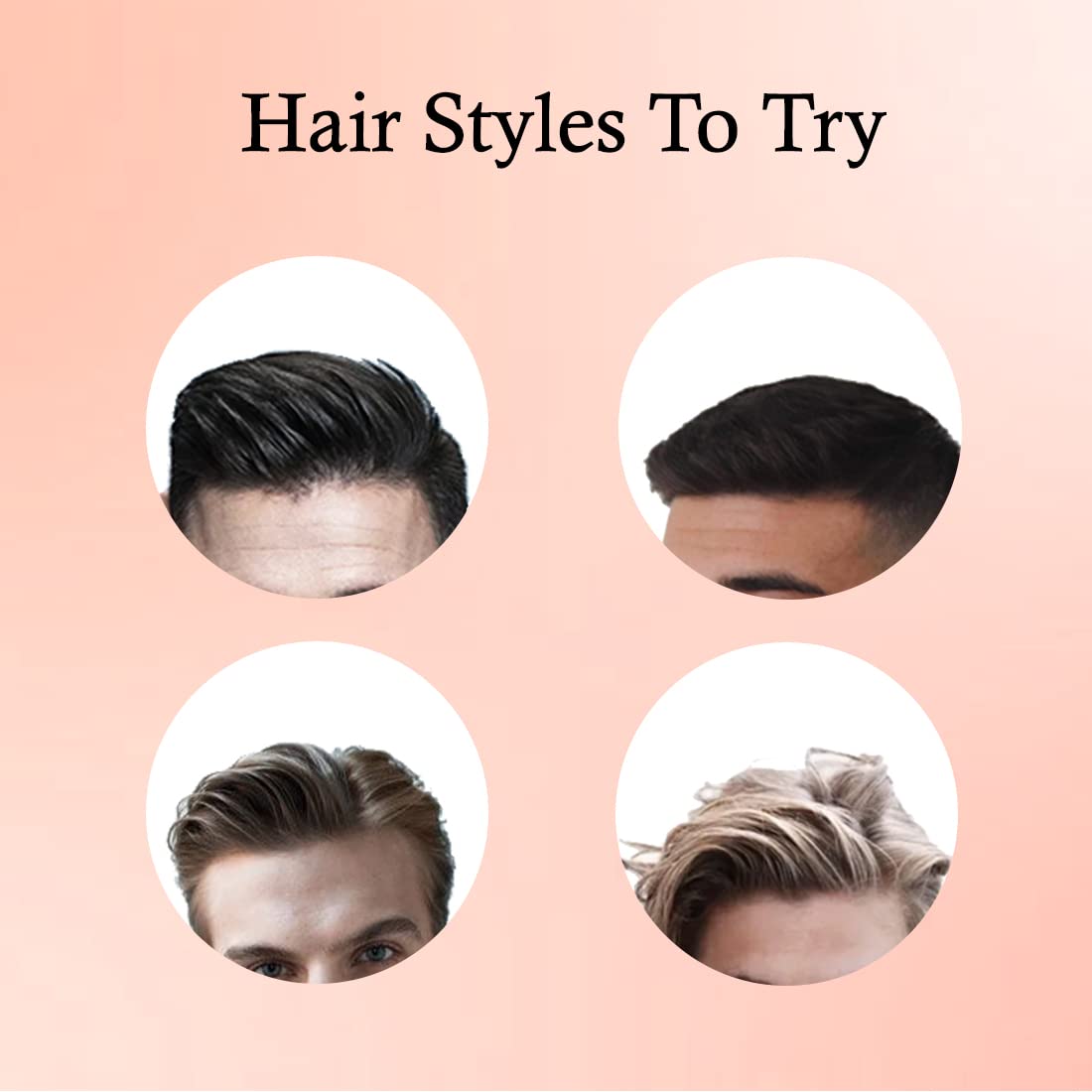 Lilium Strong Hold Hair Styling Gel - 300ml, Long Lasting Shine, Non-Sticky Formula for Super Hard Hold & Wet Look (Orange) - Perfect for Men's Hairstyling, Parties, Weddings & Daily Grooming
