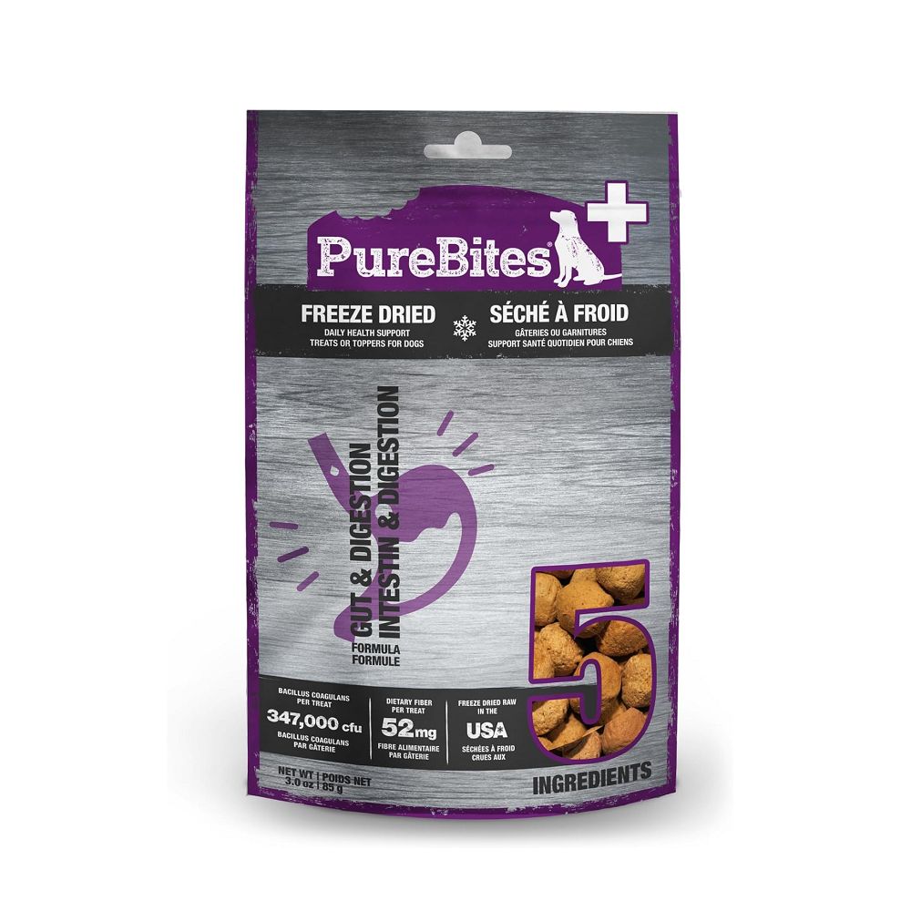 Premium Freeze Dried Dog Treats for Gut Health & Digestion Support - Natural Probiotic Snacks for Sensitive Stomachs - Perfect for Training, Rewards & Digestive Care