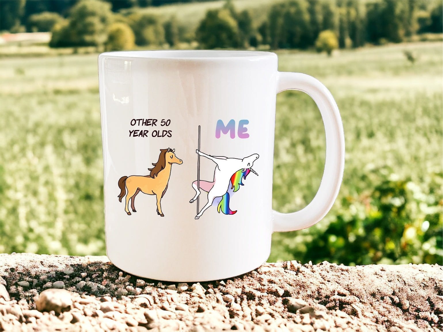 Funny 50th Birthday Gift - 'Other 50 Year Olds... Me' Novelty Coffee Mug for Men & Women - Perfect for Office, Home Use & Retirement Parties
