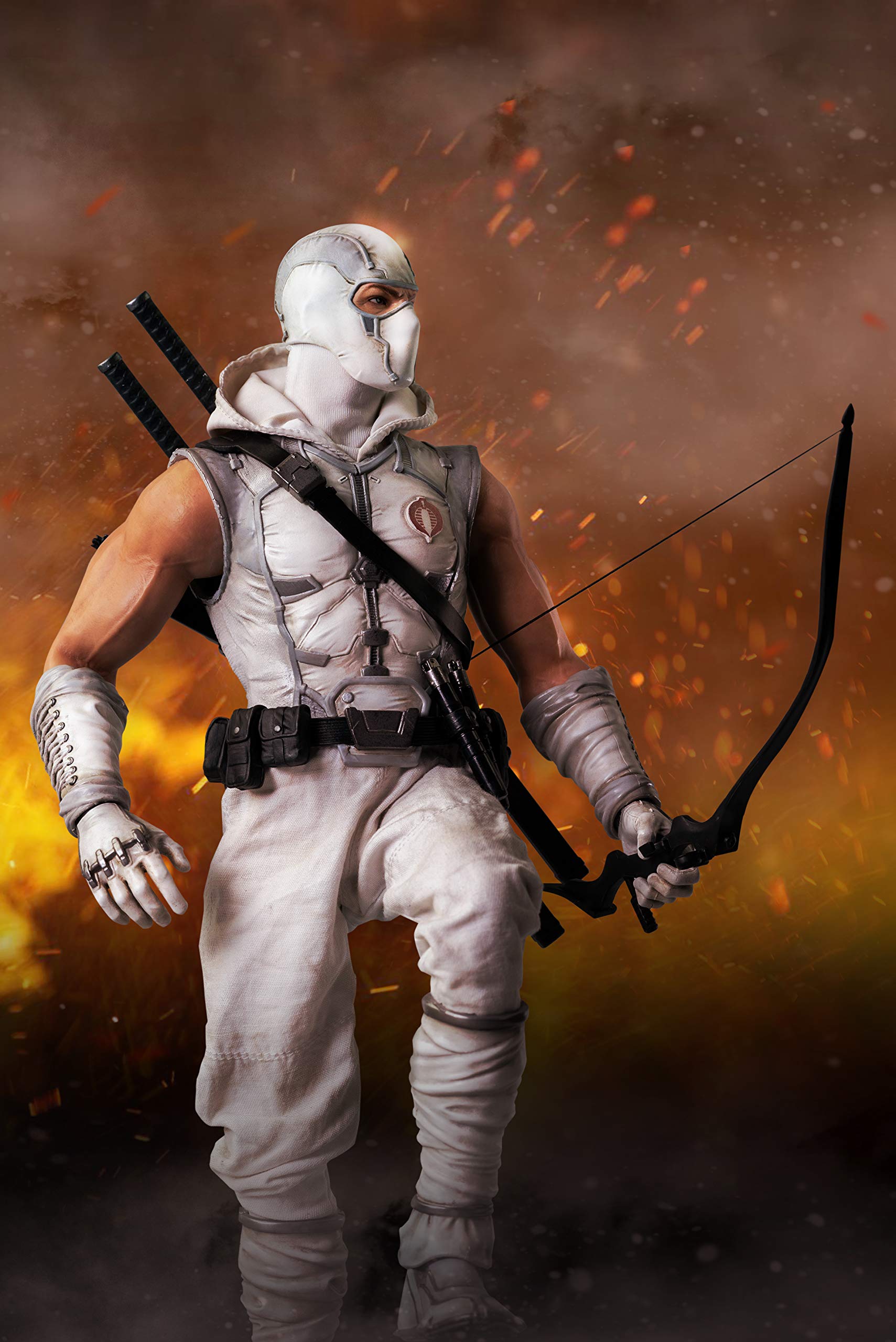 threezero G.I. Joe: Storm Shadow 1:6 Scale Collectible Action Figure - Highly Detailed Articulated Ninja Figure for Display & Collection - Perfect for G.I. Joe Fans & Anime Collectors