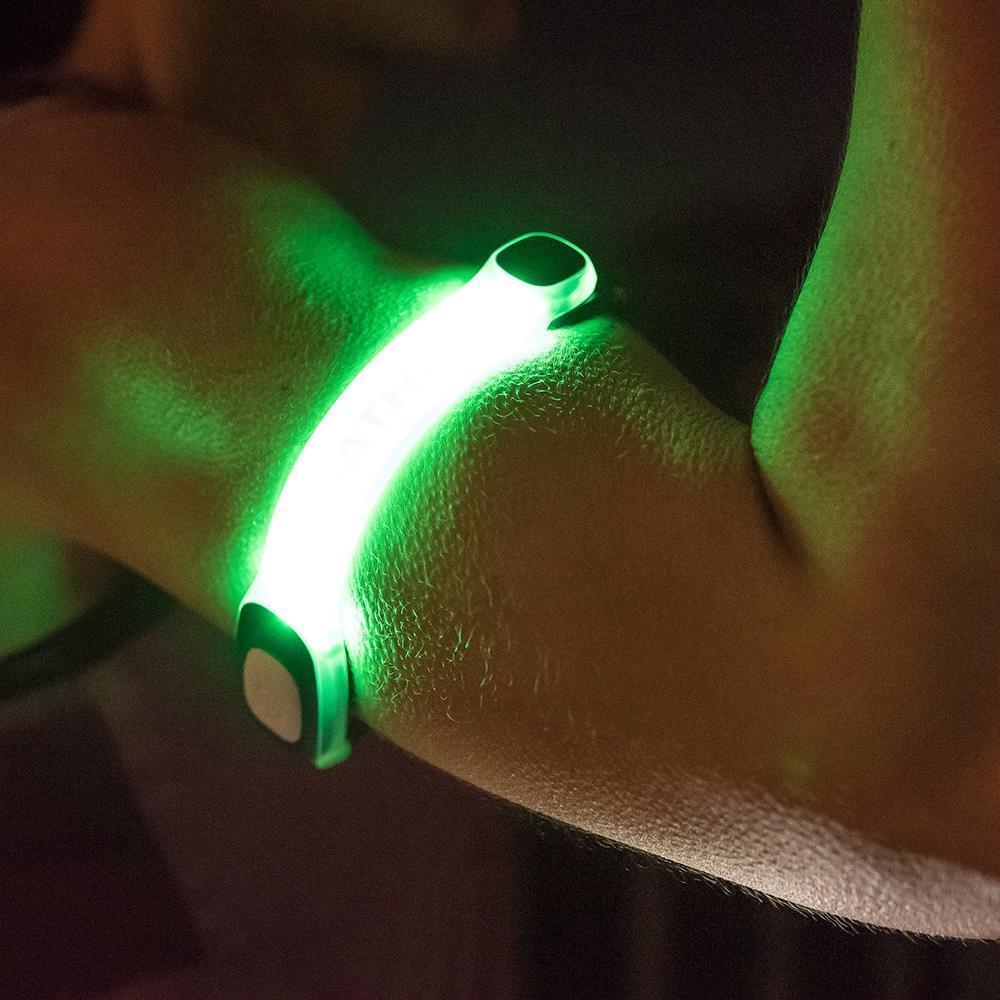 Nathan Lightbender RX Rechargeable LED Armband - Hands-Free Light for Running, Cycling & Night Activities - Adjustable & Water-Resistant for Outdoor Sports & Fitness