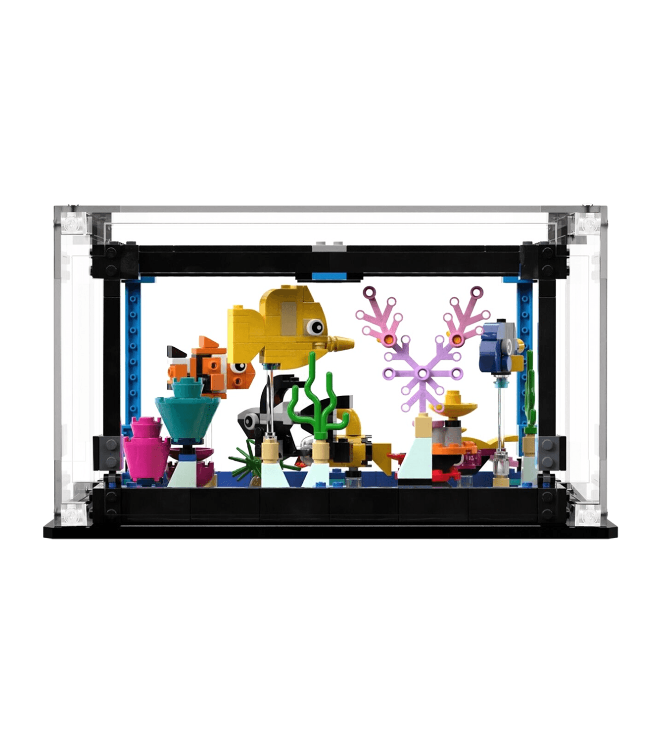 Lego Creator Fish Tank 31122 Display Case - Clear Acrylic Protection for Lego Sets - Perfect for Showcasing Collections in Home, Office, or Gift Giving