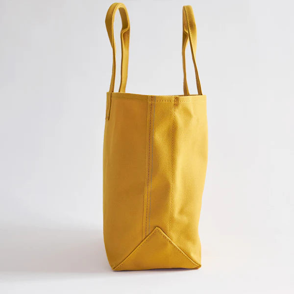 Premium Japanese Kurashiki Hampu Canvas Tote Bag - Khaki Gray - Durable & Stylish Eco-Friendly Shopper for Work, Travel & Daily Use