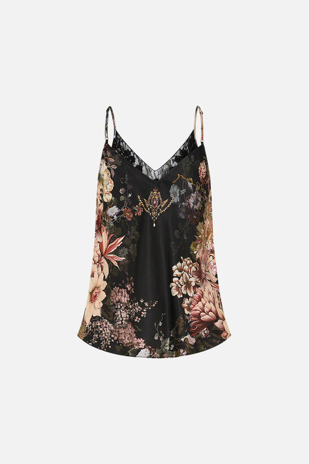 Dynasty Daze V Neck Bias Cami - Women's Flowy Slip Dress for Layering, Date Night & Casual Wear | Elegant & Comfortable