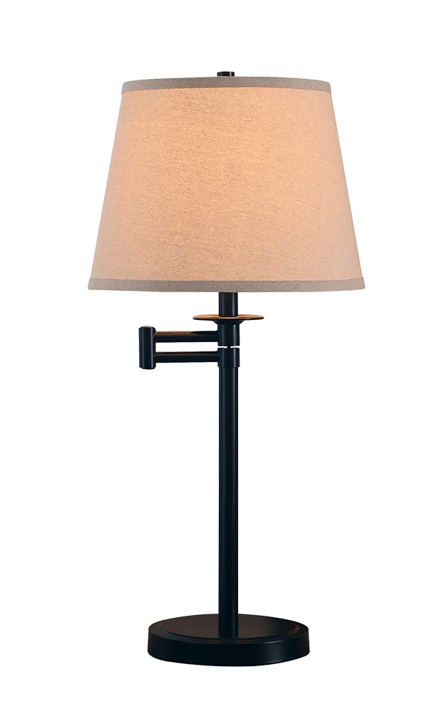 Kenroy Home Sheppard Accent Lamps - Medium Size Oil Rubbed Bronze Finish - Perfect for Bedside Tables, Living Room Decor & Home Office Lighting