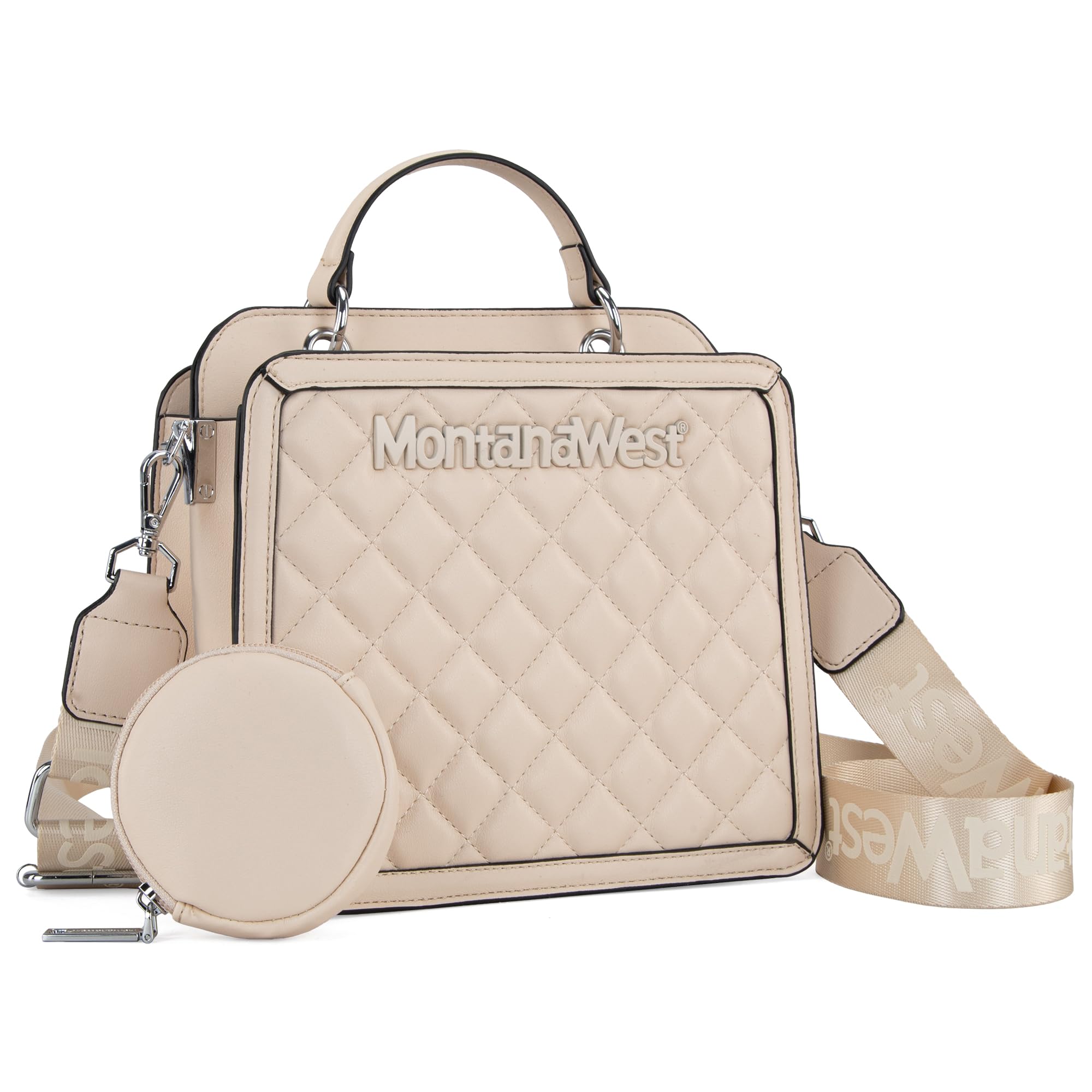 Montana West Women's Crossbody Bag - Convertible Top Handle Purse with Coin Pouch - Perfect for Work, Travel & Everyday Use
