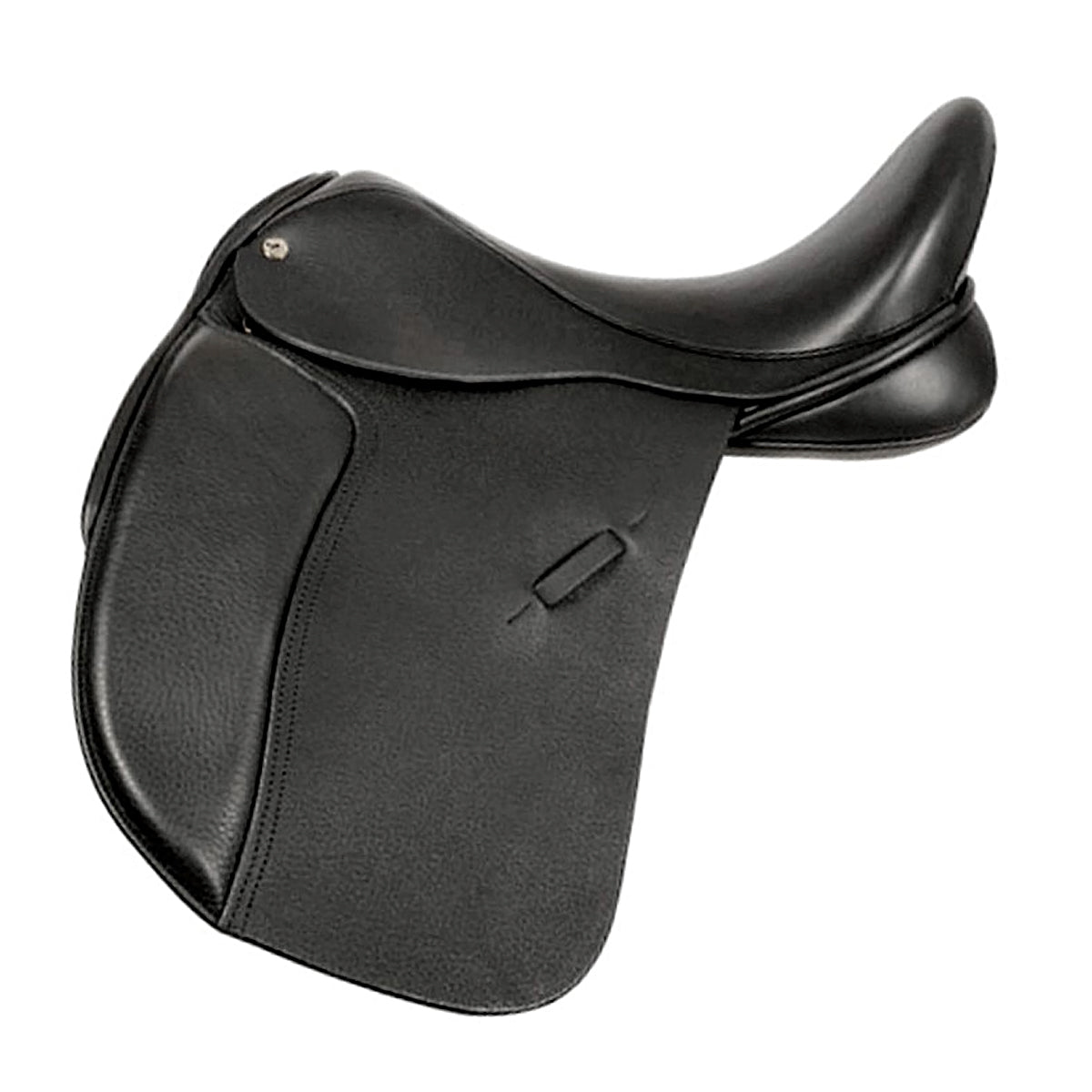 Premium Black Country Eloquence Dressage Saddle - English Leather Equestrian Saddle for Dressage Training & Competition - Perfect for Professional Riders & Horse Shows