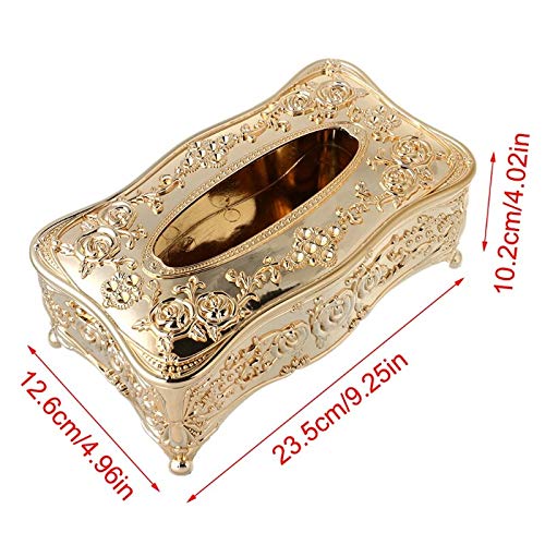 Luxury European Style Acrylic Tissue Box Holder - Elegant Red Decorative Tissue Dispenser for KTV, Living Room, Bedroom & Bathroom - Premium Handkerchief & Toilet Paper Storage Solution