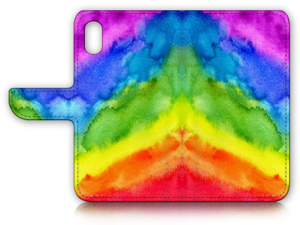 Rainbow Gay Pride Flip Wallet Phone Case for iPhone Xs Max - A22018 Art Design, Slim Protective Cover with Card Slots | Perfect for Daily Use, Travel & LGBTQ+ Pride Events