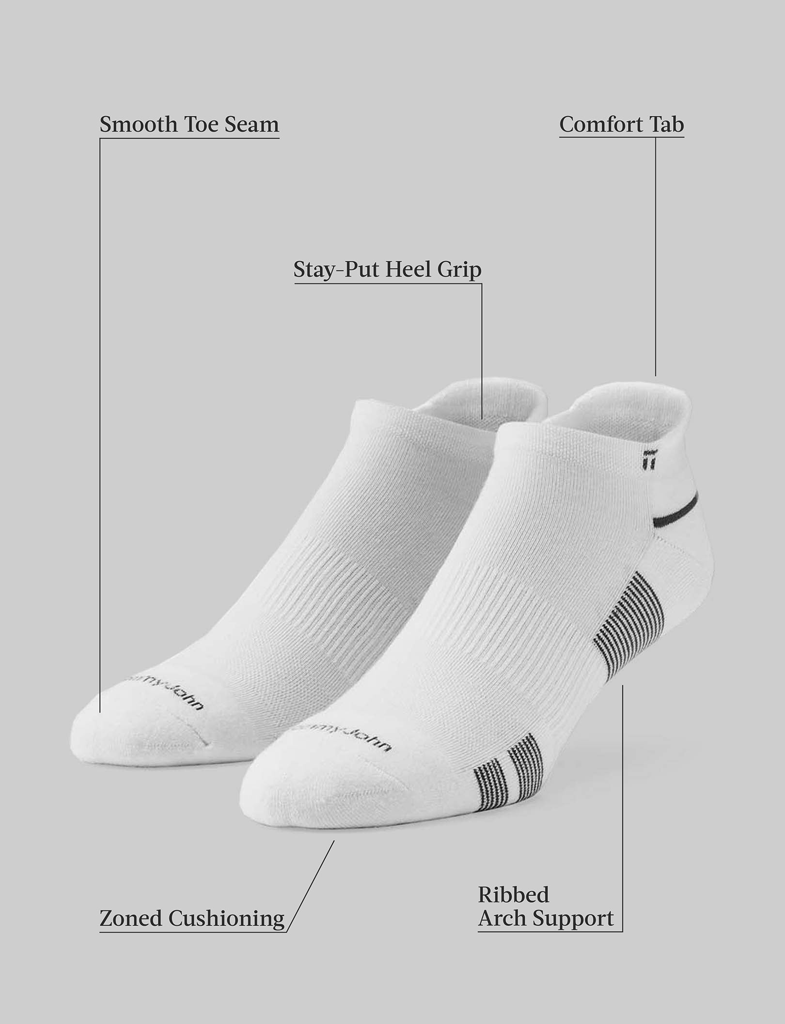 High-Performance Ankle Socks (3-Pack) - Moisture-Wicking, Cushioned & Breathable for Running, Gym & Everyday Wear