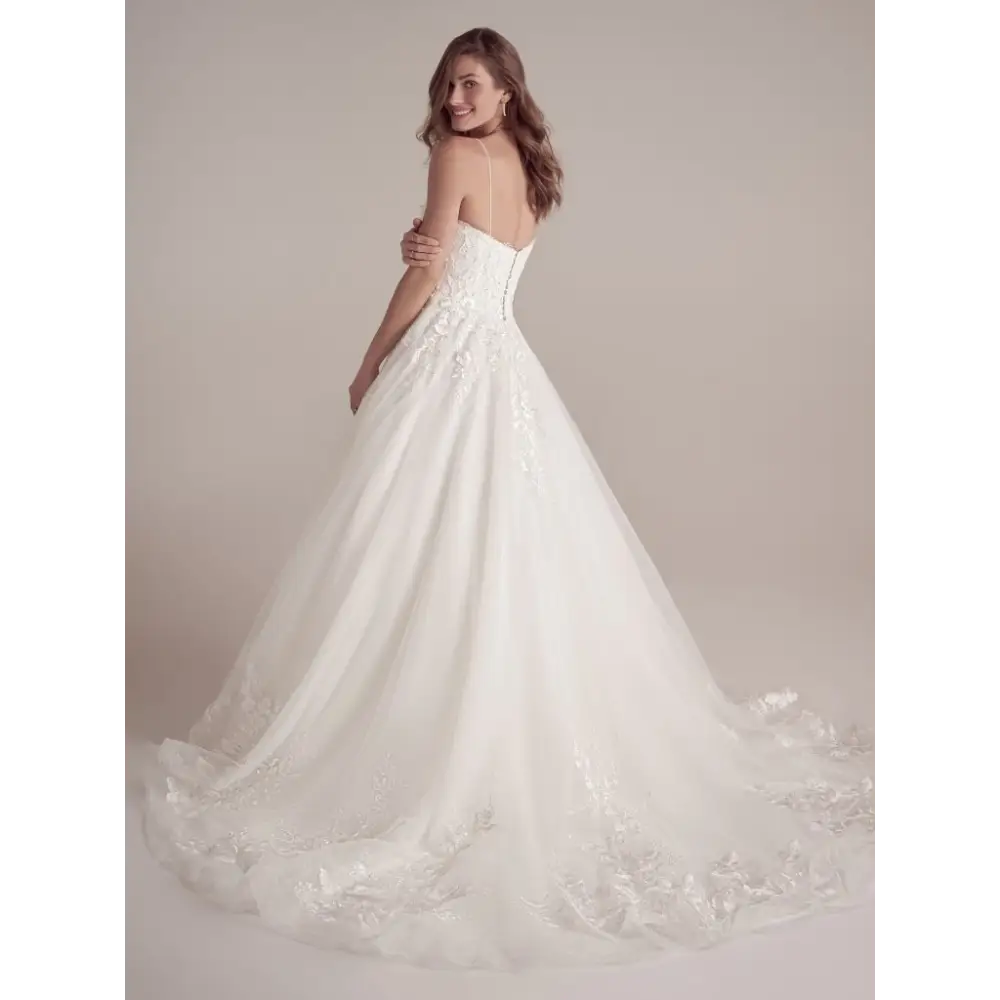 Maggie Sottero Casey Wedding Dress - Elegant Lace Bridal Gown for Bride | Perfect for Church Ceremony, Beach Wedding, and Formal Reception