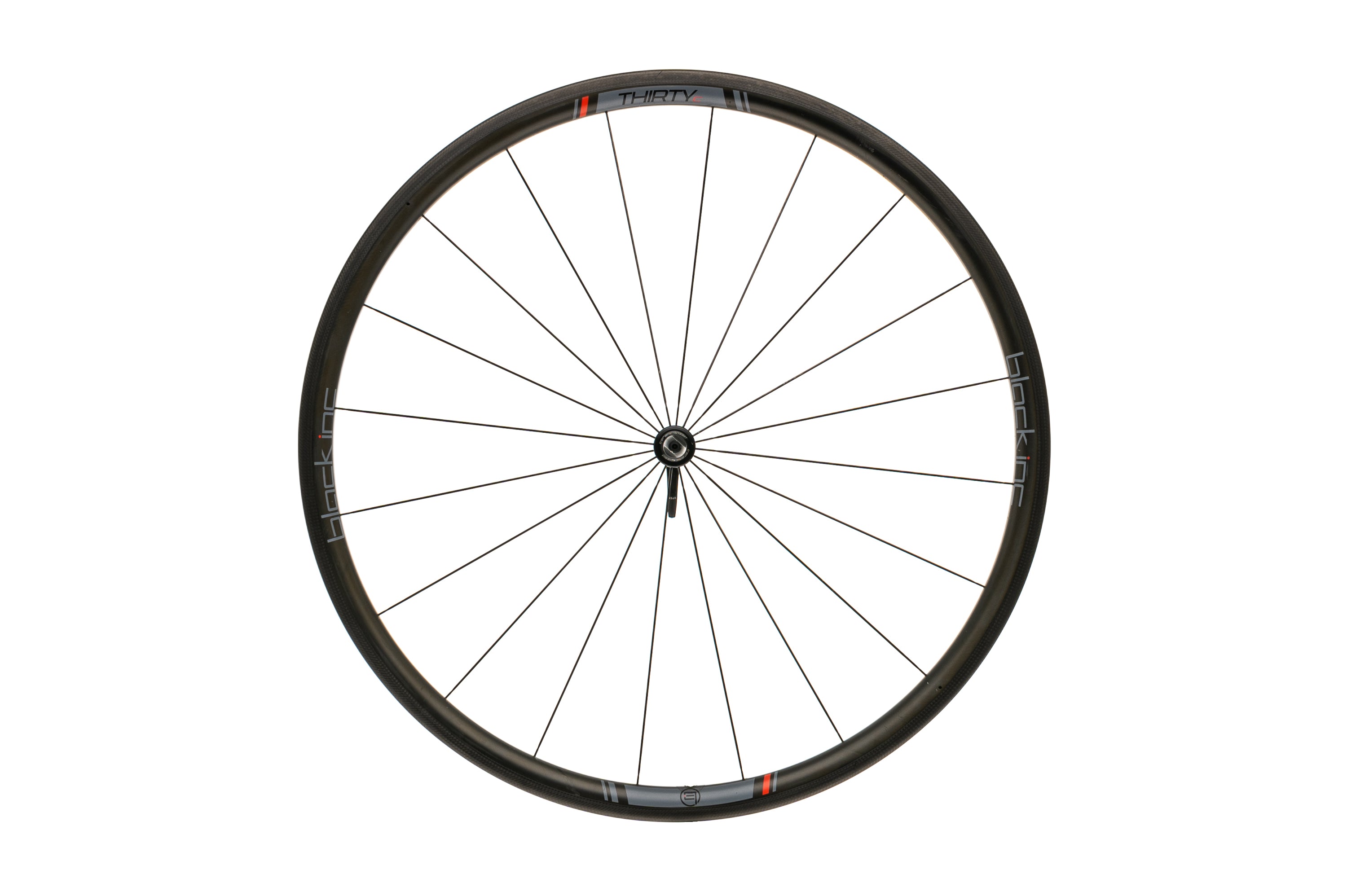 Black Inc. Thirty C Carbon Tubeless 700c Front Wheel - Lightweight Aero Road Bike Wheel for Racing & Training - Perfect for Cyclists & Triathletes