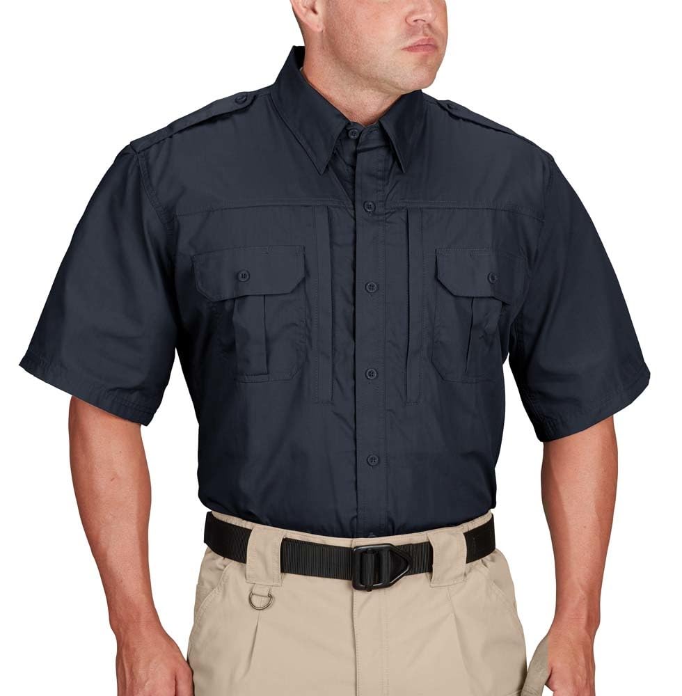 Propper Men's Tactical Short Sleeve Shirt - Lightweight, Moisture Wicking, Durable Performance Shirt for Outdoor, Hiking, and Military Use