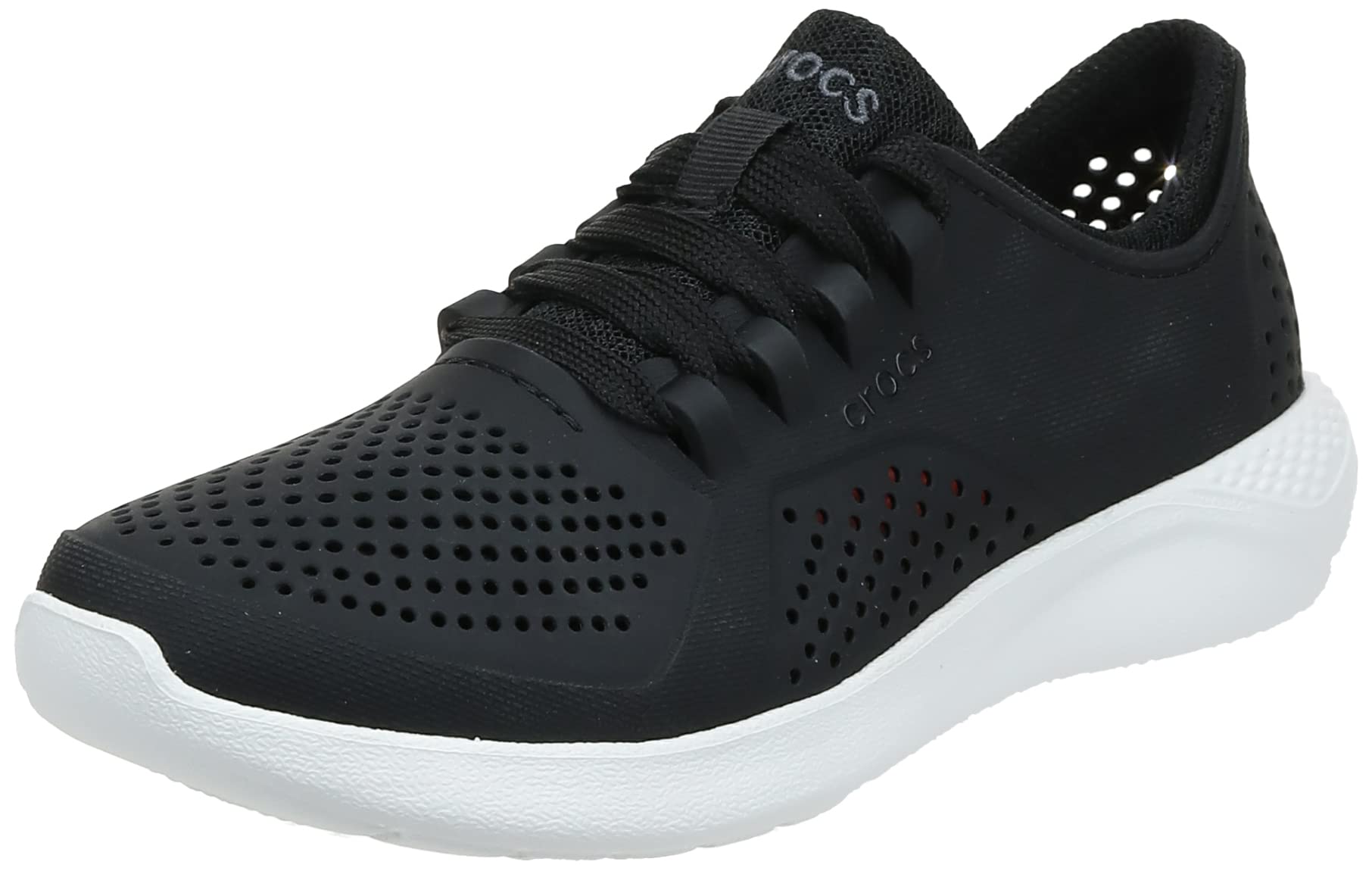 Crocs Women's Literide Pacer Lace-Up Sneakers - Comfortable Walking Shoes for Women | Lightweight & Cushioned for All-Day Wear | Perfect for Running, Gym Workouts & Casual Outfits