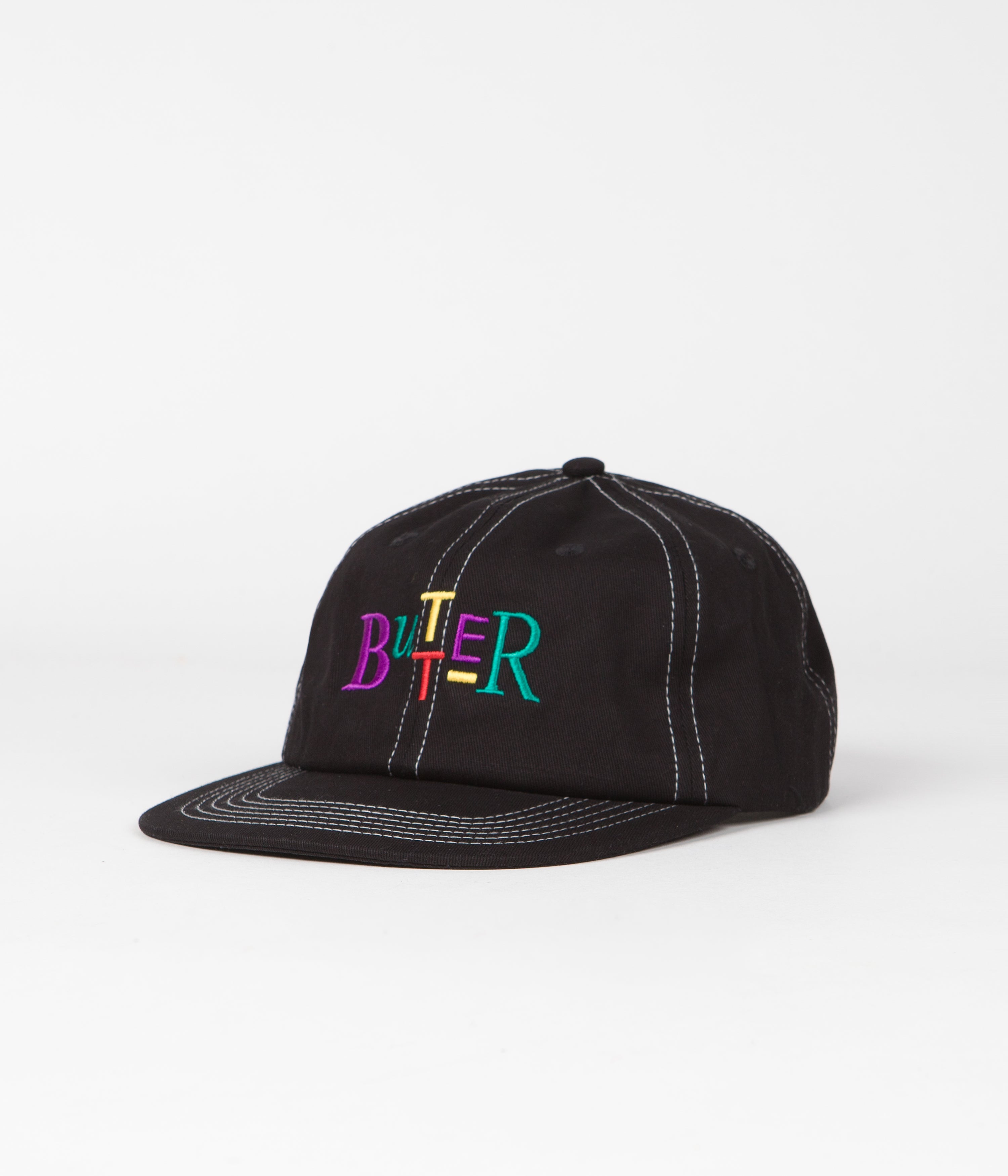 Butter Goods Scope Cap - Black | Adjustable Dad Hat for Men & Women | Perfect for Outdoor Activities, Hiking, and Casual Wear