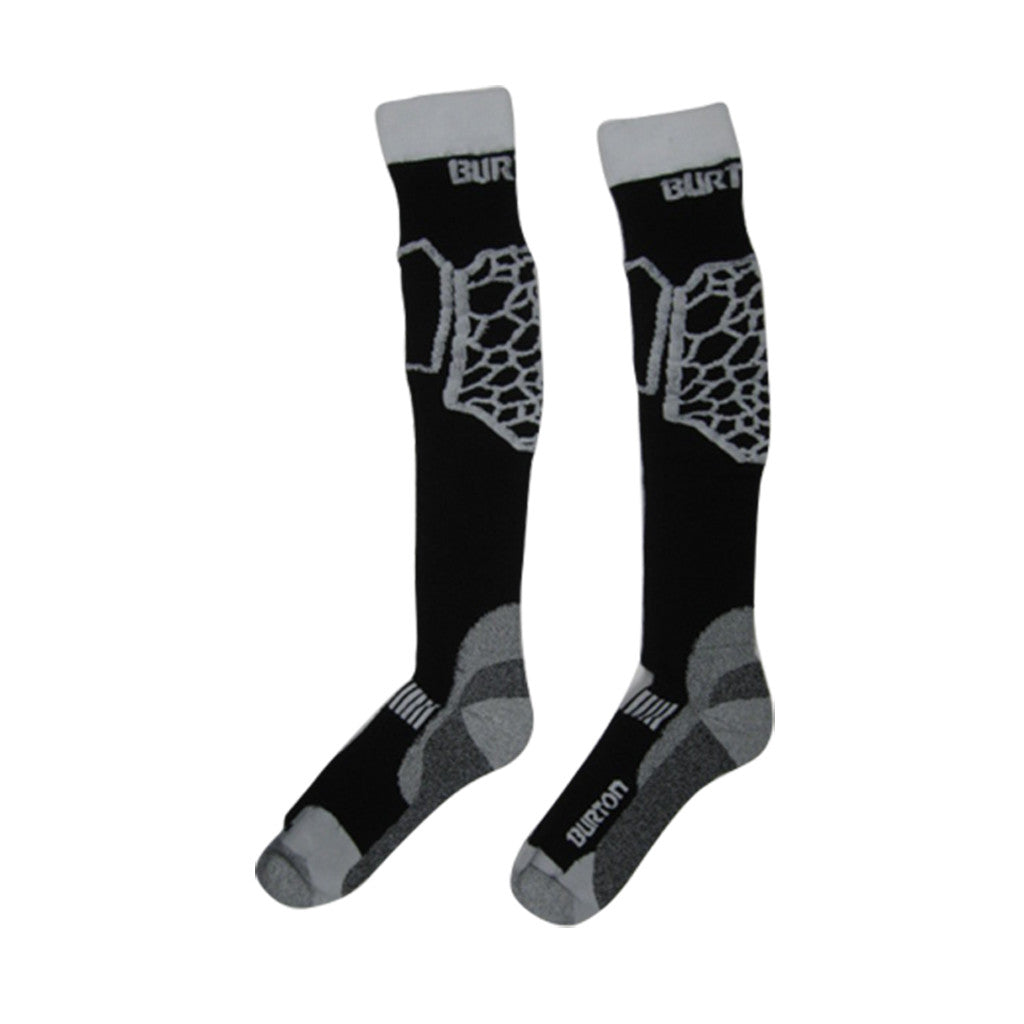 2012 Burton Ultralight Wool Sock - True Black - Warm & Breathable Hiking & Snowboarding Socks for Outdoor Adventures