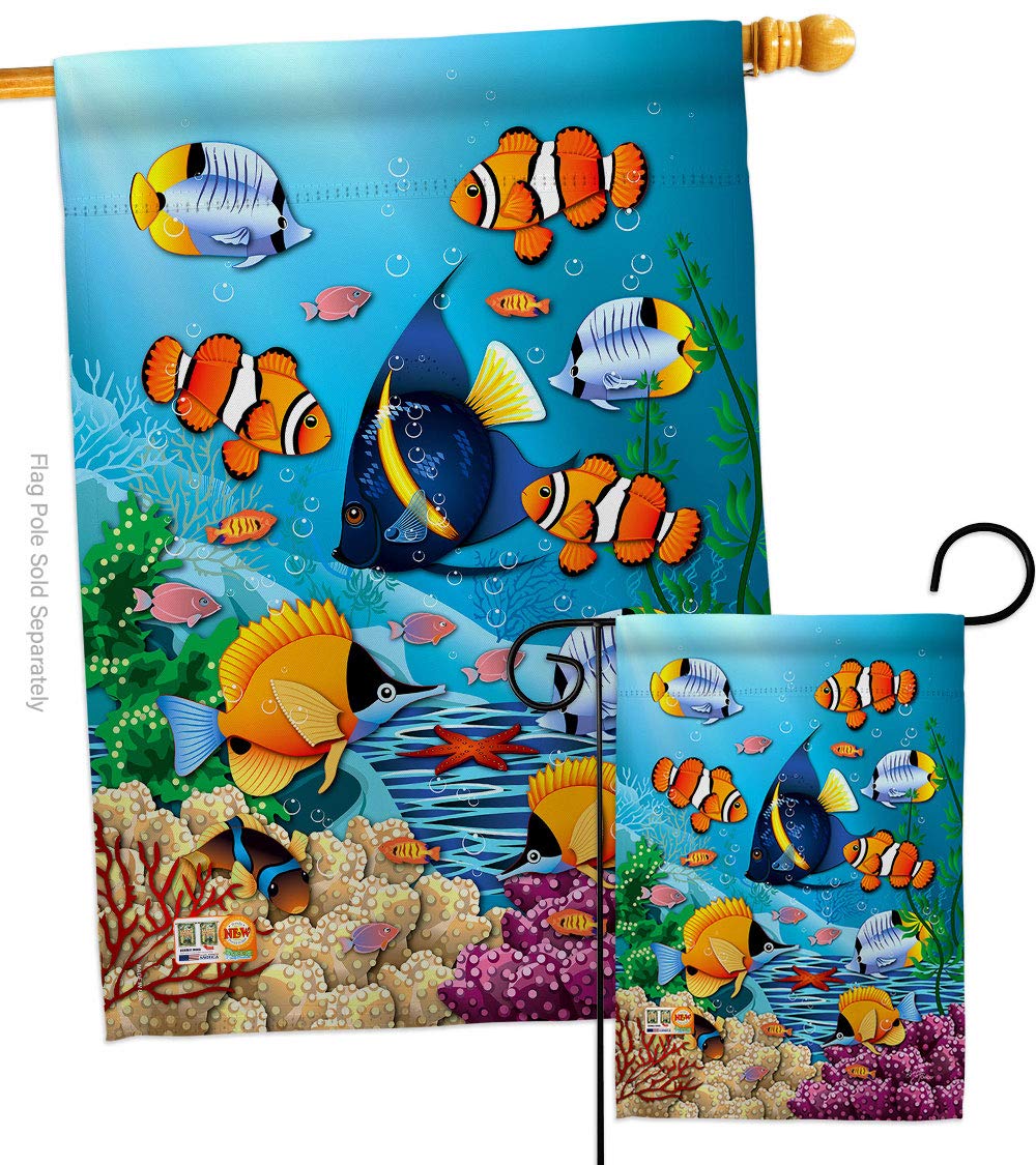 Coastal Nautical Decorative Flags Set - 28