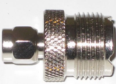 Workman 40-7828 SMA Male to UHF Female CB Radio Coax Cable Connector Adapter - High Performance RF Adapter for CB Radios, Ham Radio, and Antenna Connections