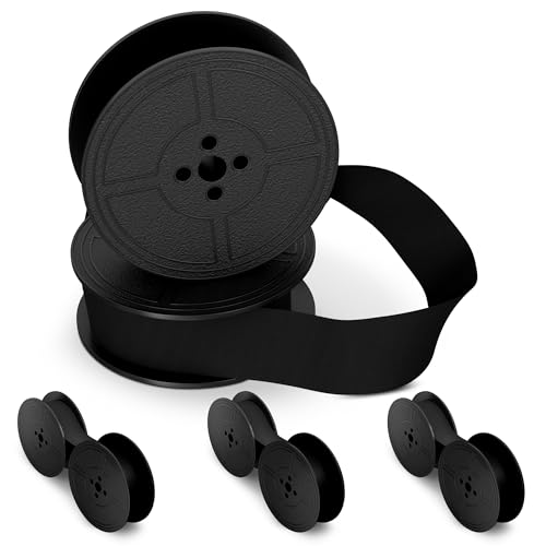 4 Pairs Black Universal Typewriter Ribbon