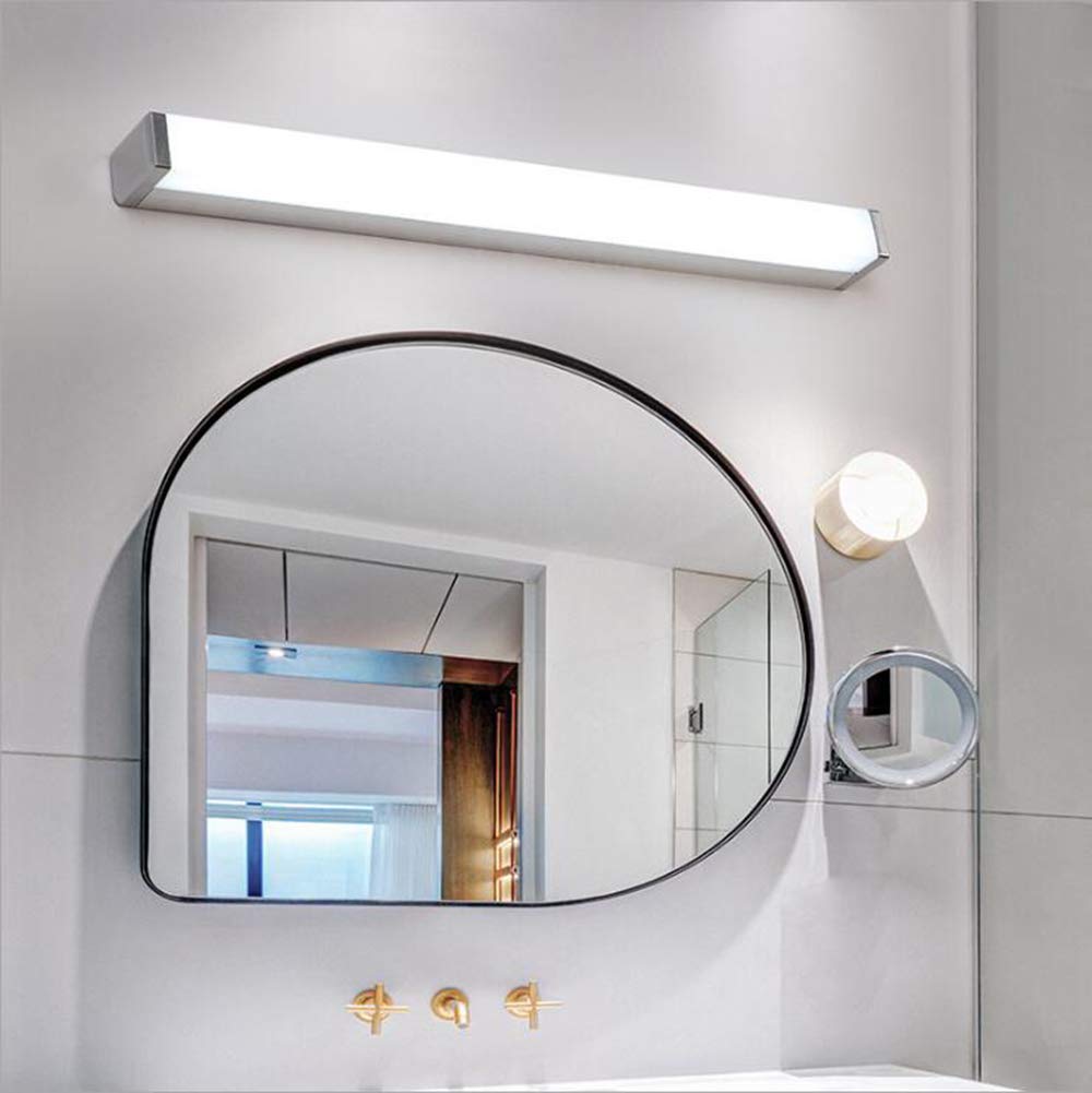 12 Inch 8W LED Vanity Light Fixture - 4000K Natural White Light - IP44 Waterproof - Modern Aluminum Bathroom Mirror Lighting - Perfect for Makeup Vanity, Dressing Room & Bathroom Mirror Front Lighting