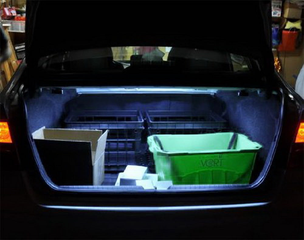 1pc HID White 8 SMD Error-Free 578 2112 6411 LED Dome Trunk Cargo Light Bulb - Perfect for Car Interior, Truck Bed & RV Lighting Upgrades