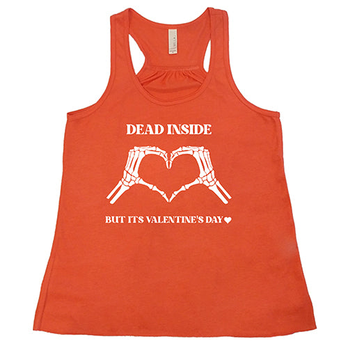 Dead Inside But It's Valentine's Day T-Shirt - Funny Sarcastic Valentine's Gift for Boyfriend Girlfriend - Perfect for Valentine's Day Parties & Dark Humor Lovers