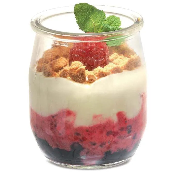 Comatec Glass Yogurt Jar with Lid - Airtight & Leakproof for Homemade Yogurt, Smoothies, and Meal Prep - Perfect for Breakfast, Snacks, and Healthy Eating