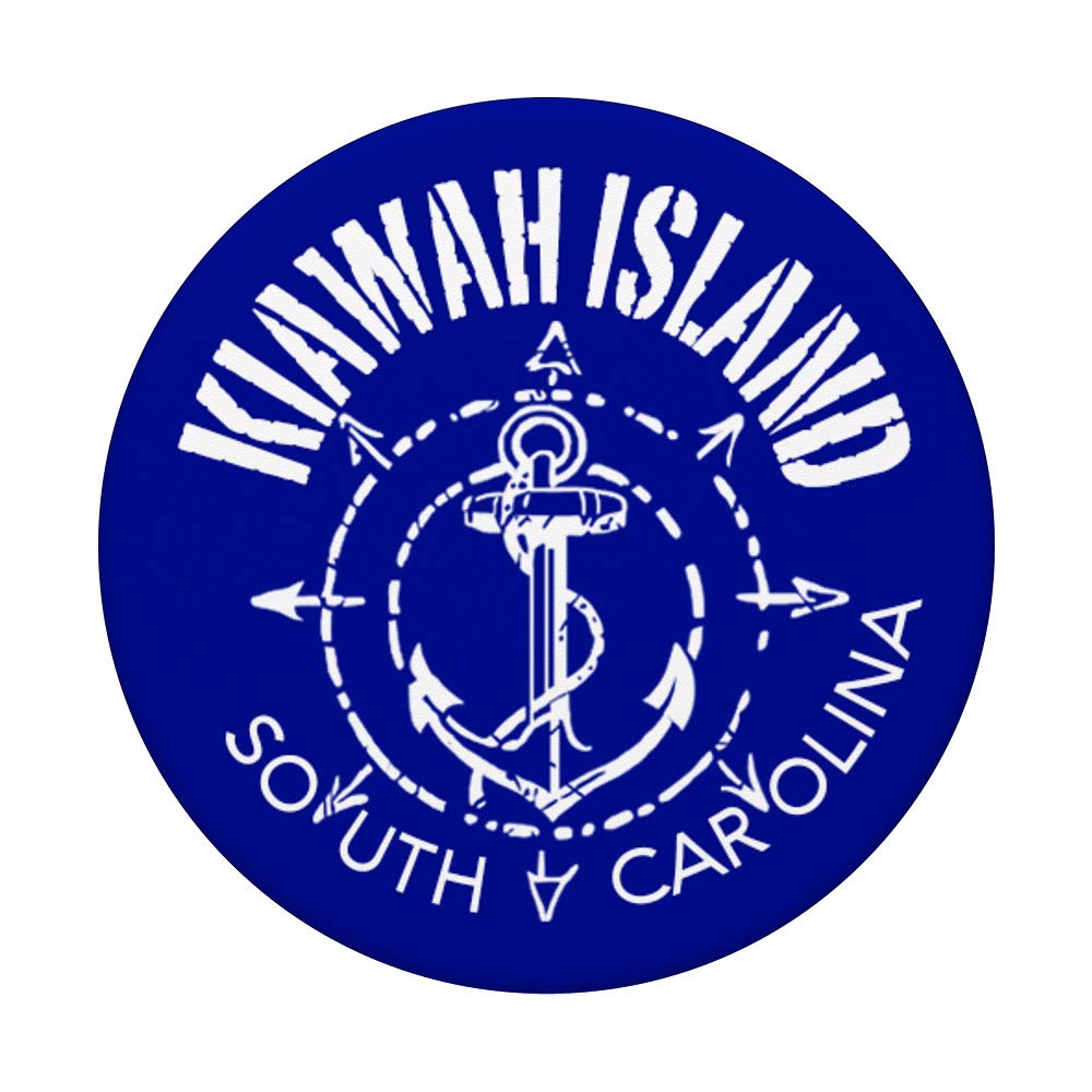 Kiawah Island Compass Rose PopSockets - Expandable Phone Grip & Stand for iPhone, Samsung, Tablets - Perfect for Travel, Photography & Everyday Use