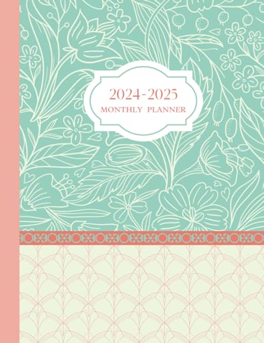 2024-2025 Monthly Wellness Planner: 2-Year Organizer with 24-Month Schedule (Jan 2024-Dec 2025) | Holiday Tracking & Vintage Cover Design | Perfect for Goal Setting, Self-Care & Productivity
