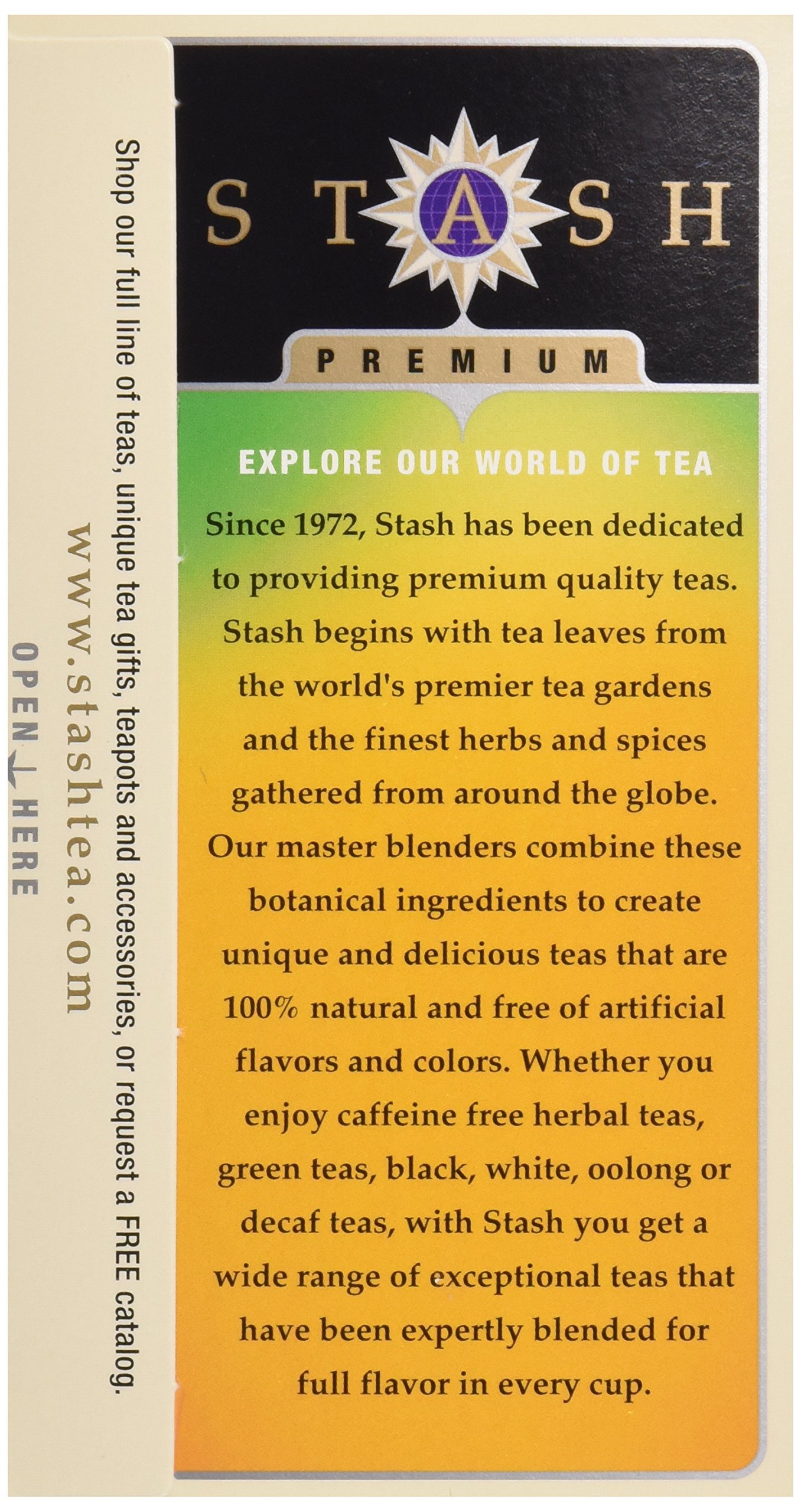 Stash Orange Spice Black Tea Bags - 20 Count | Premium Loose Leaf Tea Alternative | Perfect for Morning Boost & Afternoon Relaxation