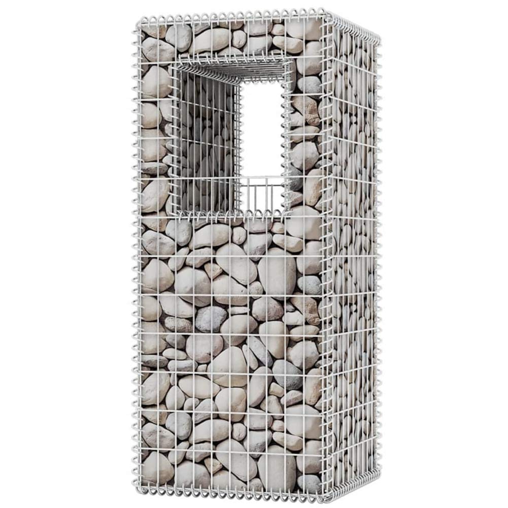 Galvanized Steel Gabion Basket - 2 Pack (19.7