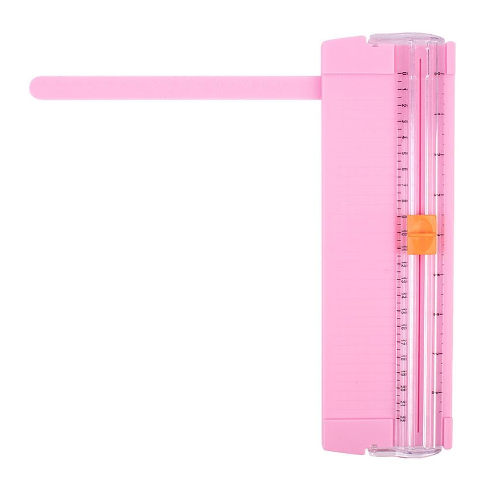 Portable Paper Cutter & Trimmer - Precision Scrapbooking Tool for Cardstock, Craft Paper, Labels & Photos | Perfect for DIY Projects, Office Use & Home Crafting