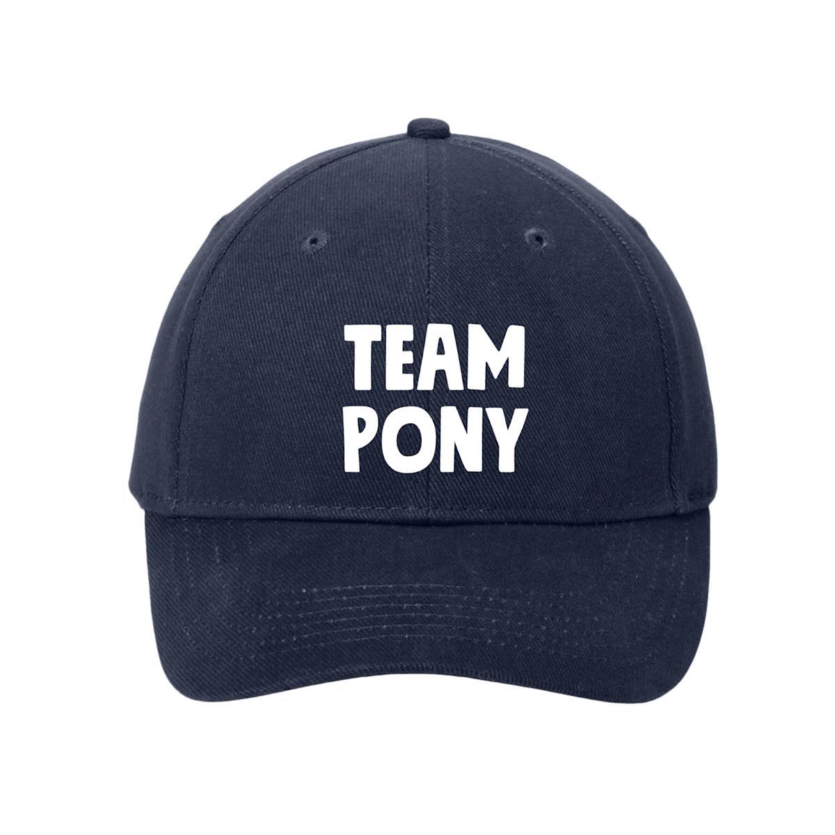 Equine & Design Team Pony Hat - Stylish Horse Riding Cap for Equestrians - Perfect for Horse Shows, Trail Rides & Farm Work