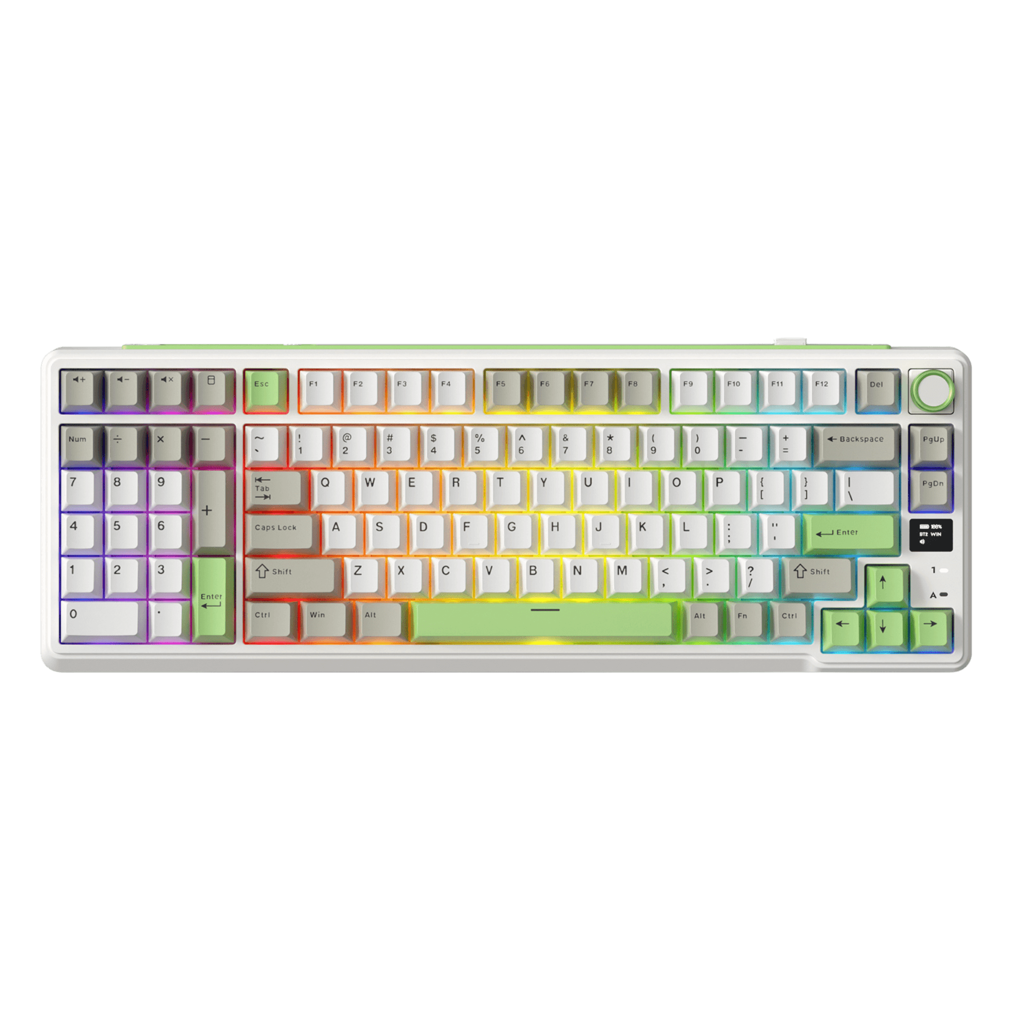 L98 96% Wireless Mechanical Keyboard - Compact RGB Backlit Gaming Keyboard with Hot-Swappable Switches for PC, Mac, Laptop - Perfect for Office Work, Gaming & Typing