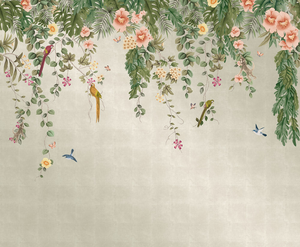 Self-Adhesive Canopy Wall Mural - Easy Peel & Stick Wallpaper for Bedroom, Nursery & Living Room Decor