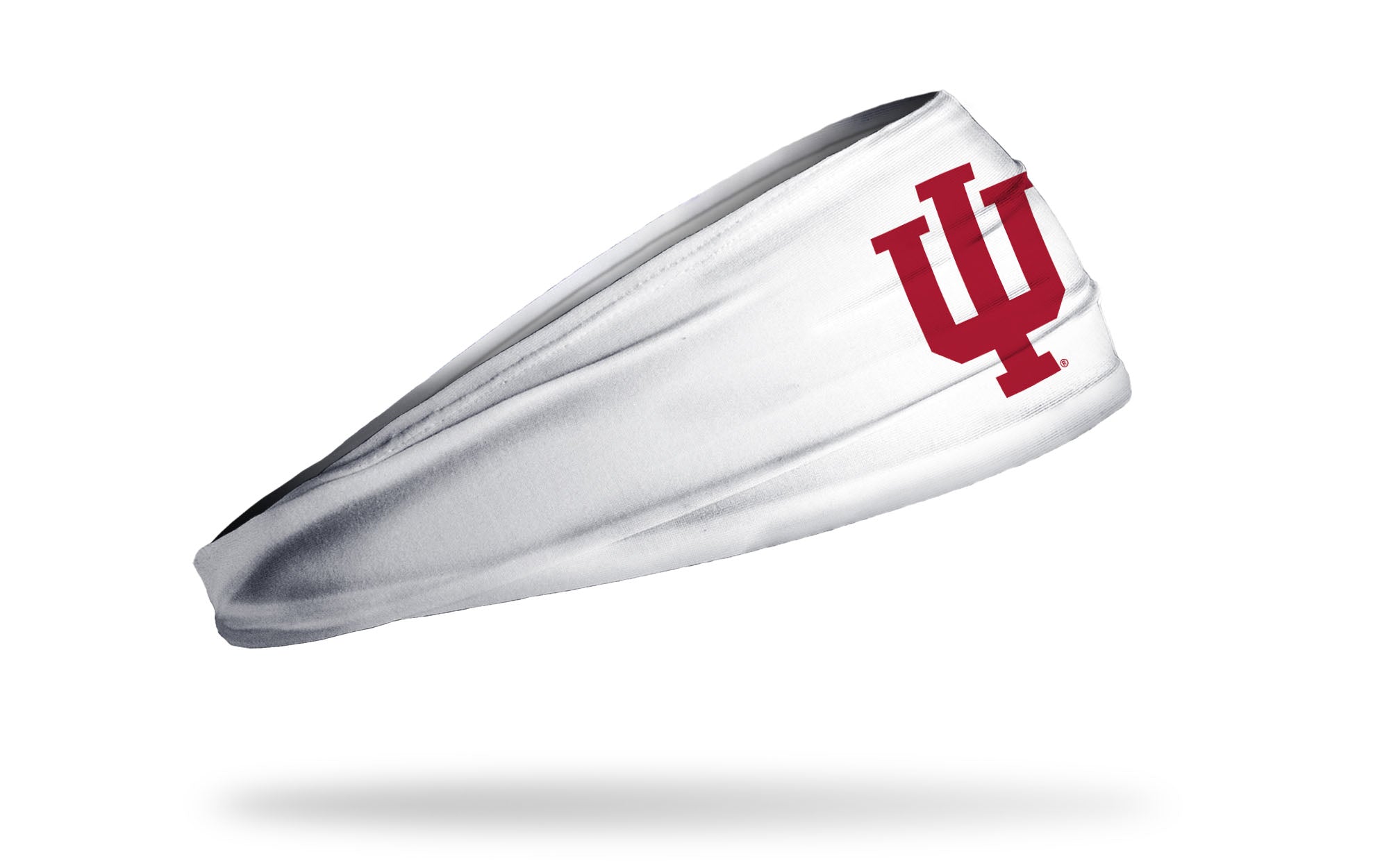 Indiana University Logo White Big Bang Lite Headband - Comfortable Adjustable Headwear for Sports, Workouts, and School Spirit