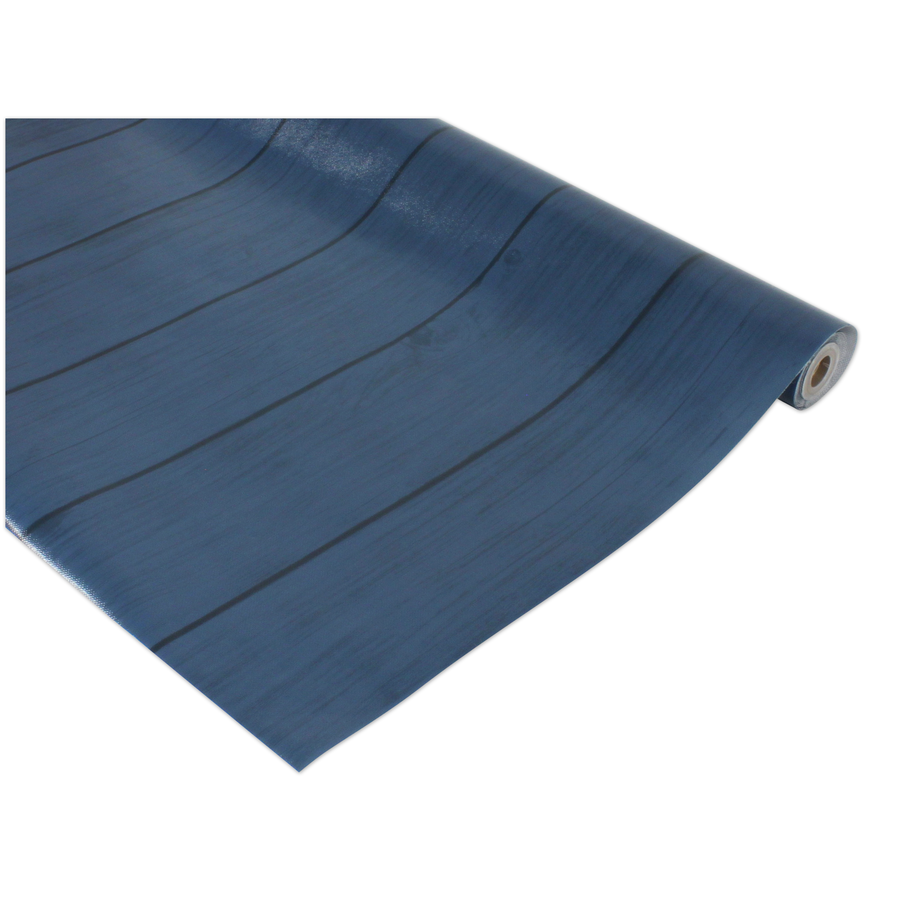 Premium Admiral Blue Wood Grain Bulletin Board Roll - Self-Adhesive, Durable & Reusable - Perfect for Classroom Decor, Office Notice Boards & Home Organization