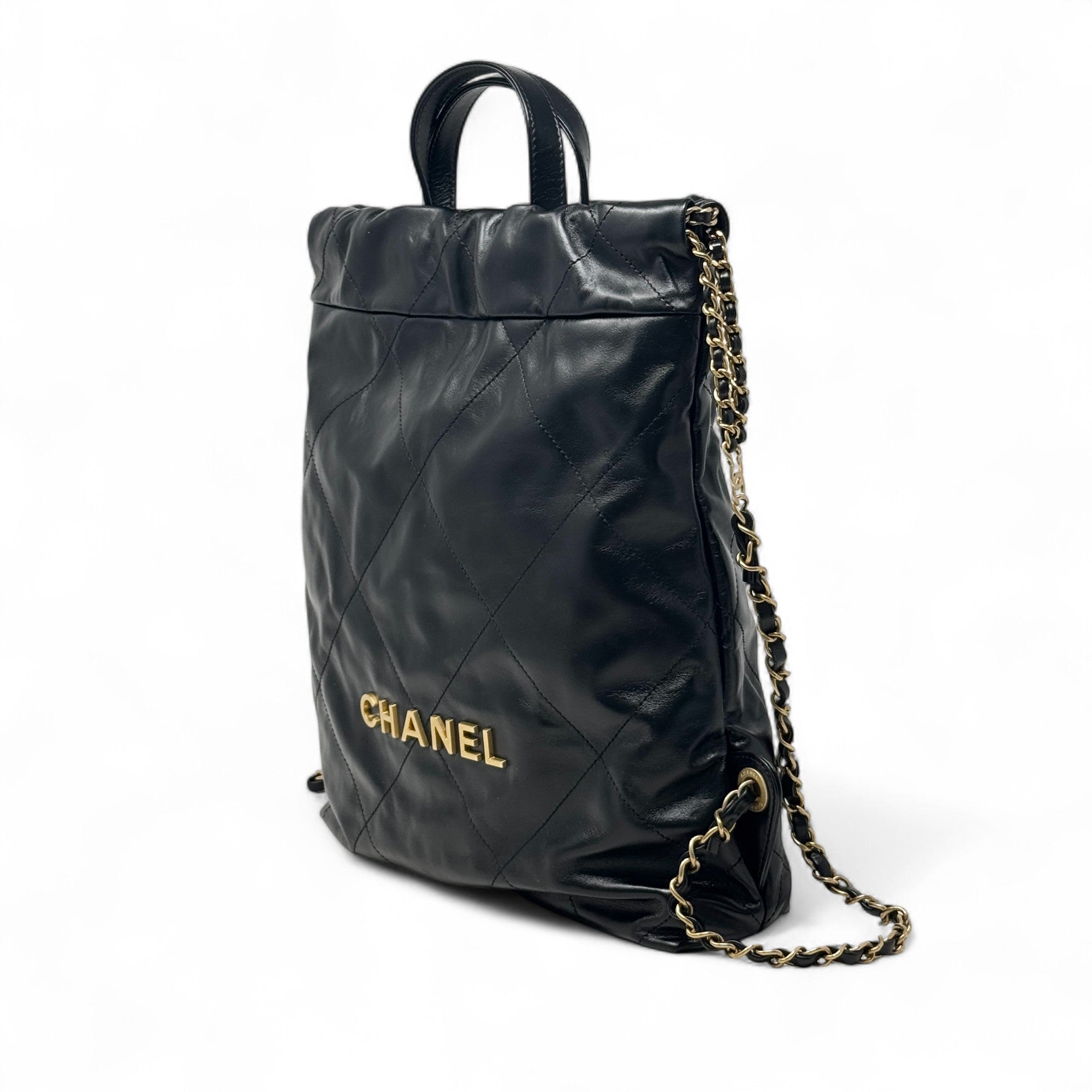 Chanel Black 22 Backpack - Luxury Quilted Leather Backpack for Women | Perfect for Travel, Work & Everyday Use