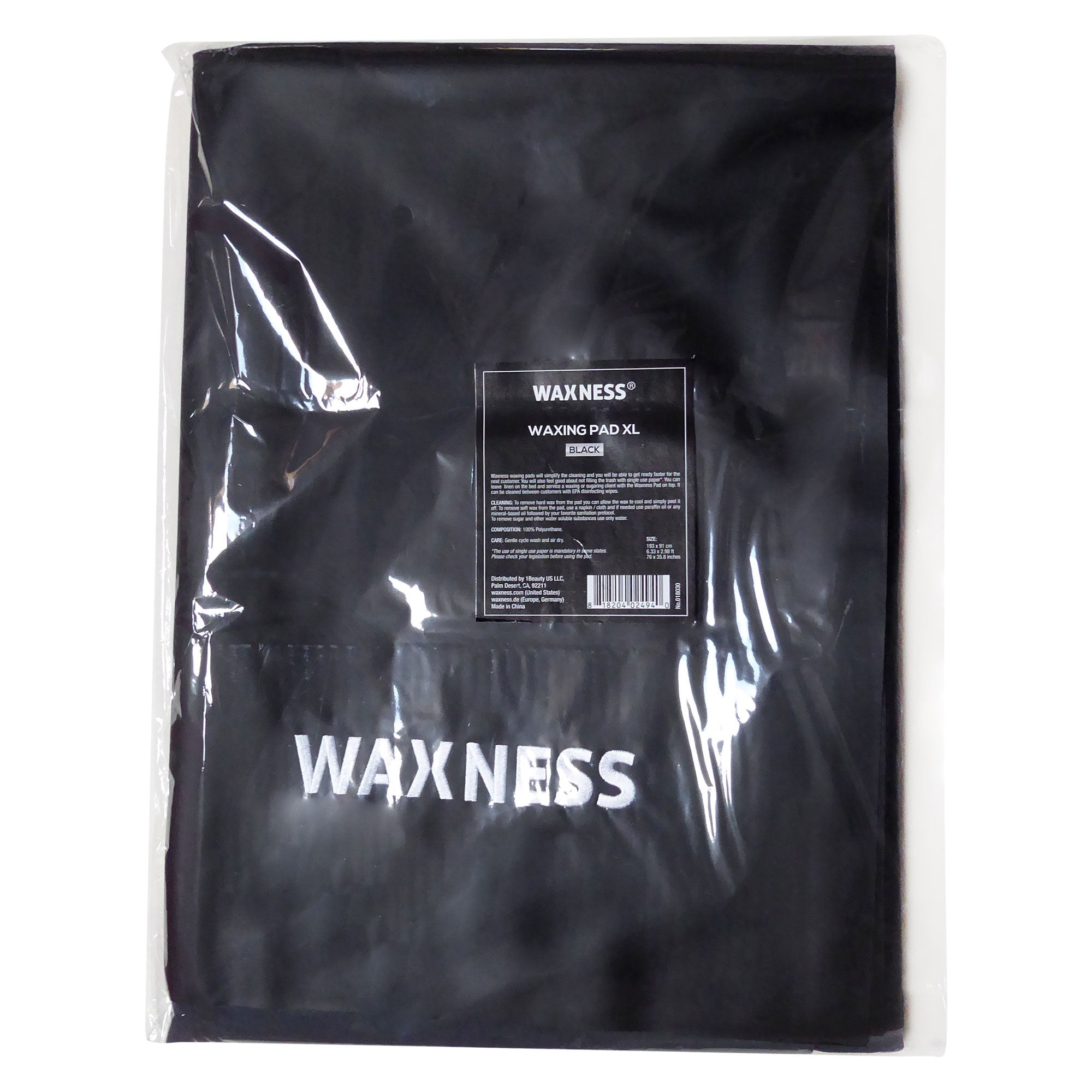 Premium Black Waxing Strips for Hair Removal - Smooth & Painless Waxing at Home or Salon - Ideal for Face, Legs, Bikini & Body Hair Removal
