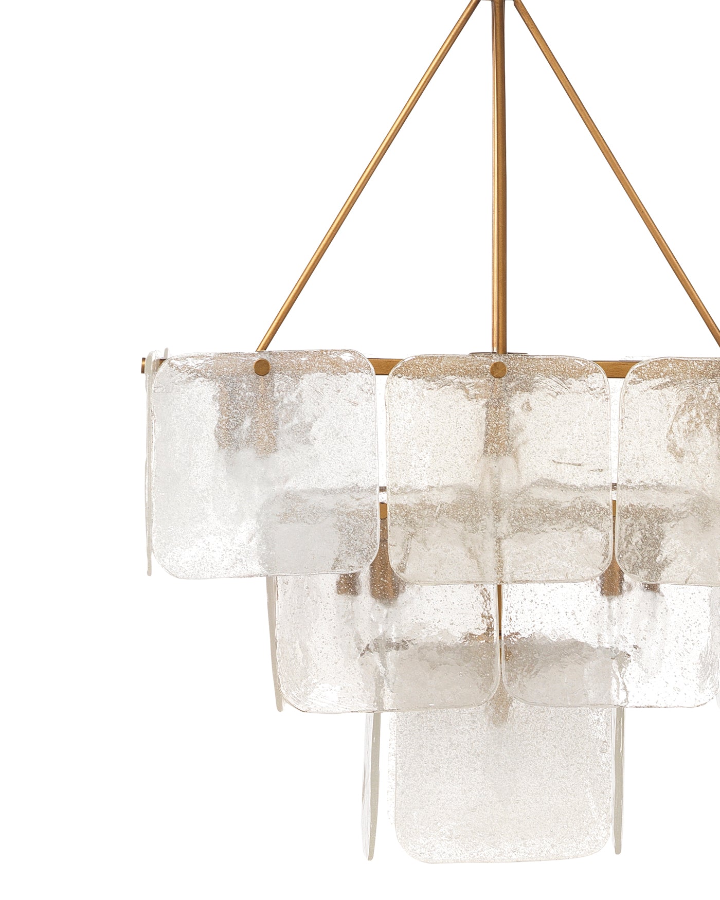 Perignon Three Tier Chandelier - Elegant Crystal Ceiling Light Fixture for Dining Room, Living Room & Bedroom | Perfect for Home Decor & Wedding Venues