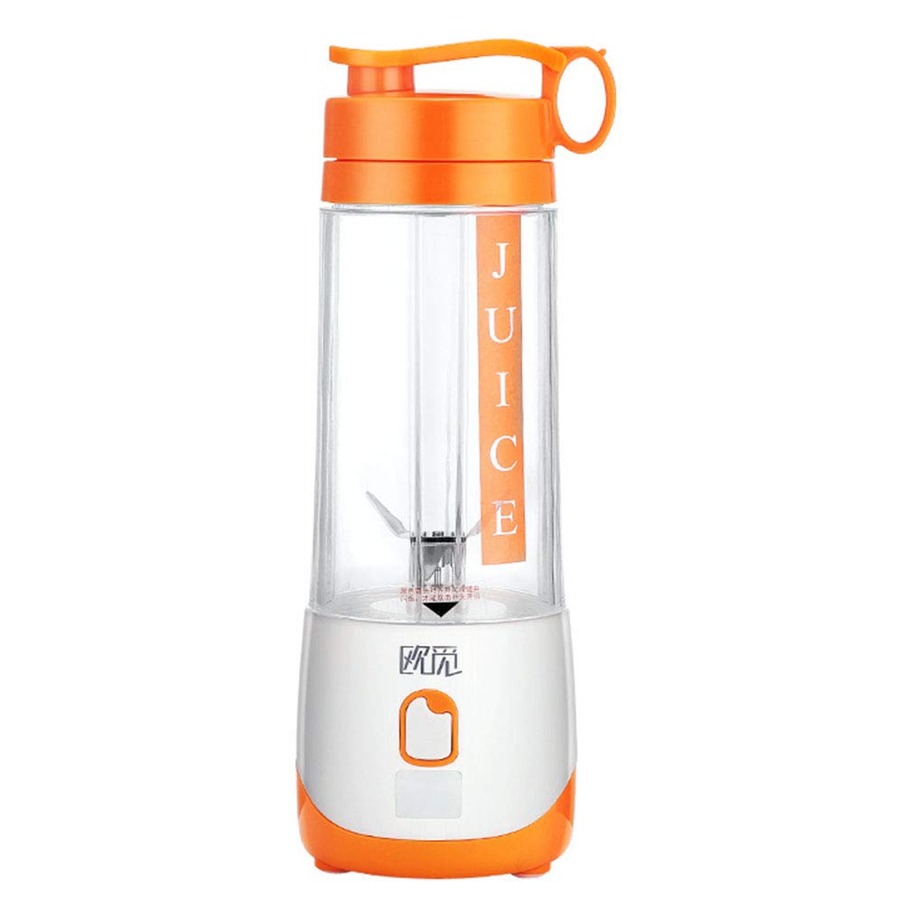 Portable Electric Juicer Cup with 4000mAh Battery - USB Rechargeable Mini Blender, 400ML Capacity, 6 Stainless Steel Blades for Smoothies, Protein Shakes & Fresh Juices - Perfect for Travel, Gym, Office, Home & Outdoor - Healthy Breakfast, Post-Workout Recovery, On-the-Go Nutrition - Great for Camping, Hiking, Picnics & Daily Fitness Routine - Ideal for Smoothie Lovers, Fitness Enthusiasts & Busy Professionals