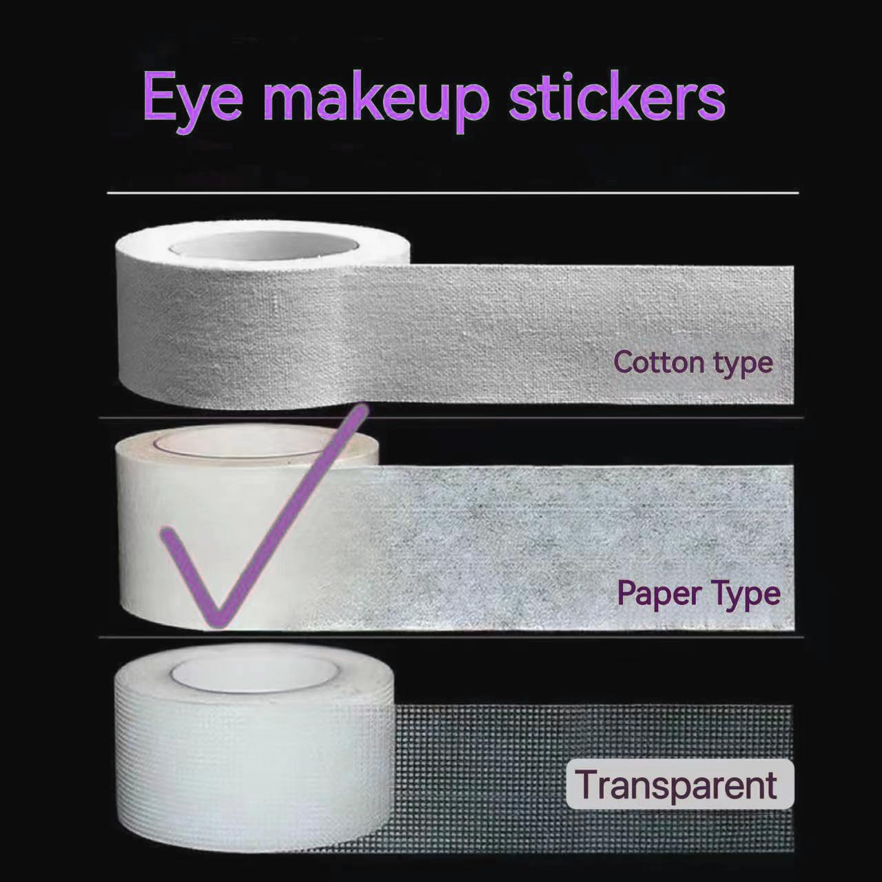 Best Makeup Tape for Flawless Eyebrows & Eyeliner - Waterproof, Hypoallergenic, Invisible Hold - Perfect for Makeup Artists & Everyday Use