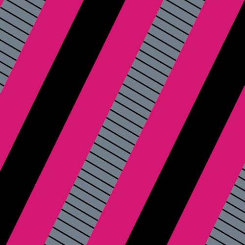 Black/Bright Rose Stripes