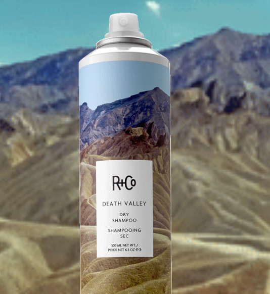 R+Co Death Valley Dry Shampoo for Oily Hair - Volumizing & Refreshing Powder Spray - Vegan & Cruelty-Free Hair Care for Busy Mornings, Travel & Post-Workout Refresh